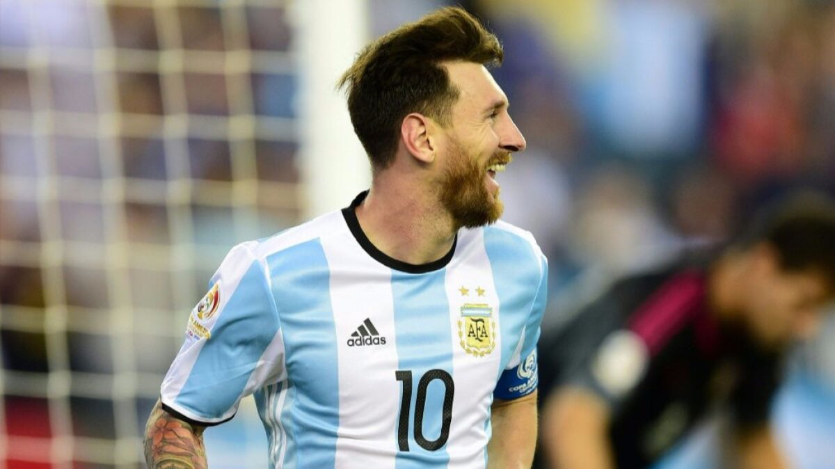 Lionel Messi And Argentina Dominate Venezuela, 4 1, In Copa America Quarterfinal Angeles Times