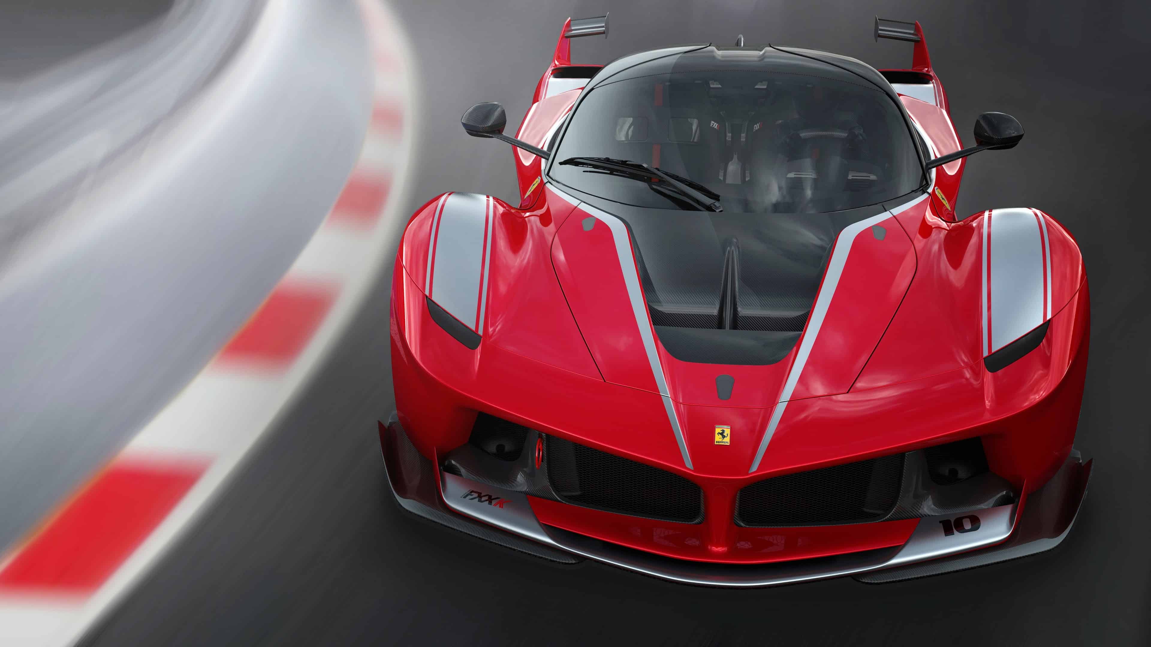 Ferrari FXX K Front UHD 4K Wallpaper