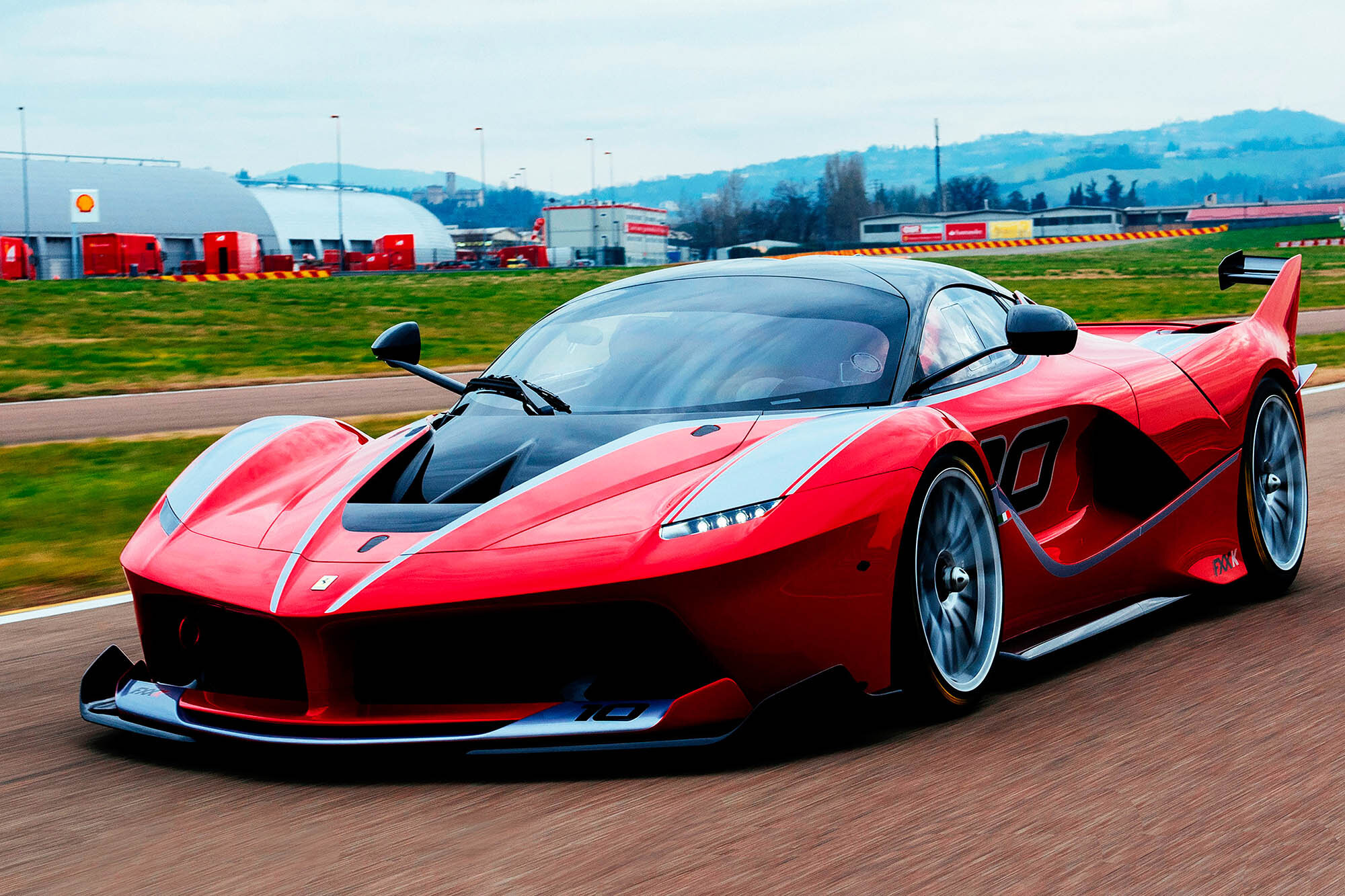 Giclée Prints Ferrari FXX K Evo Canvas Print Photo 528 Silver Trend.com
