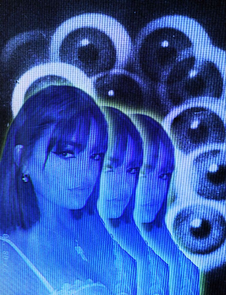 blue cybercore aesthetic. Cybercore