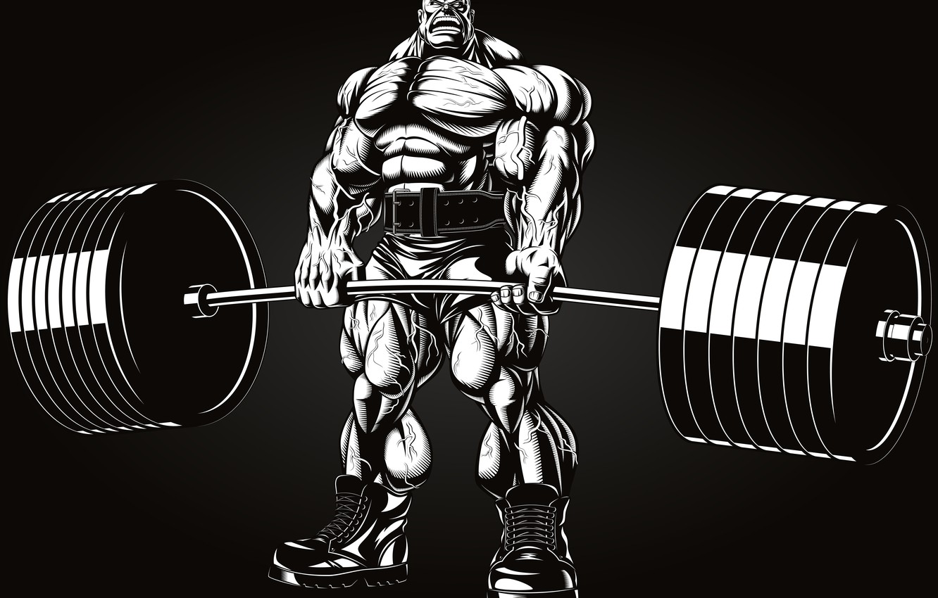 Wallpaper power, men, bodybuilding image for desktop, section минимализм