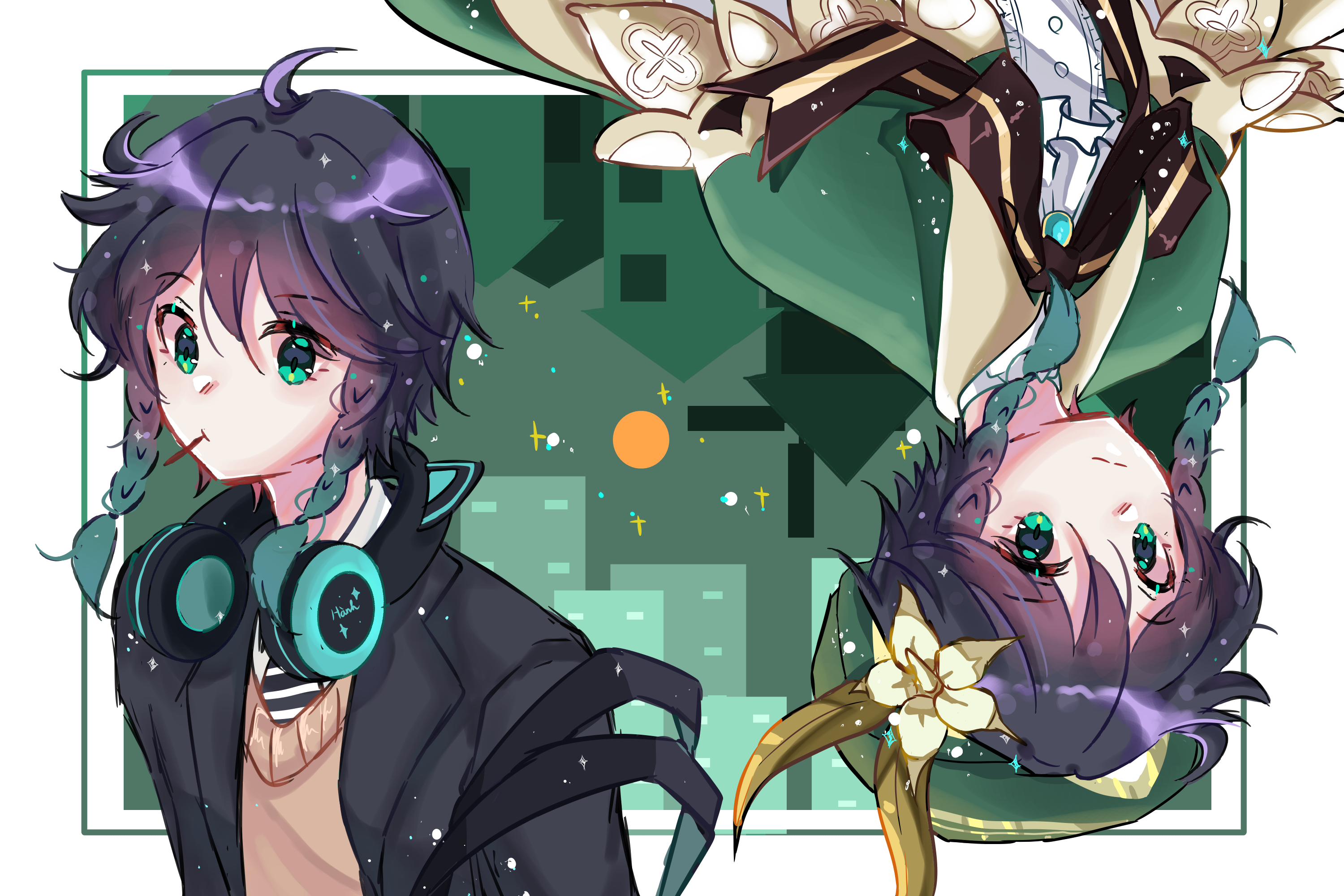 Genshin Impact HD, Venti (Genshin Impact), Headphones Gallery HD Wallpaper