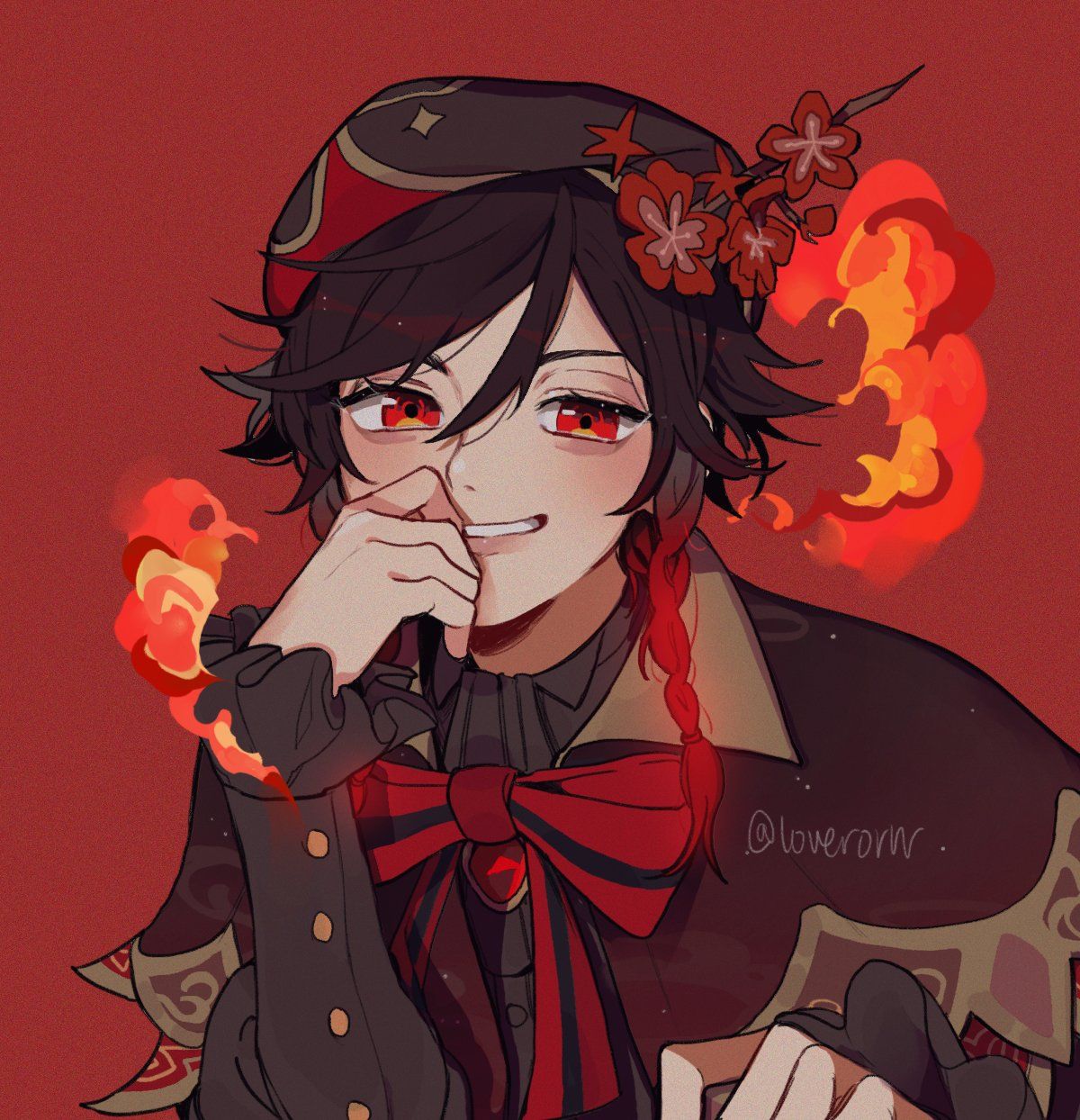 햇살 ☀️cursed and hu tao color swap