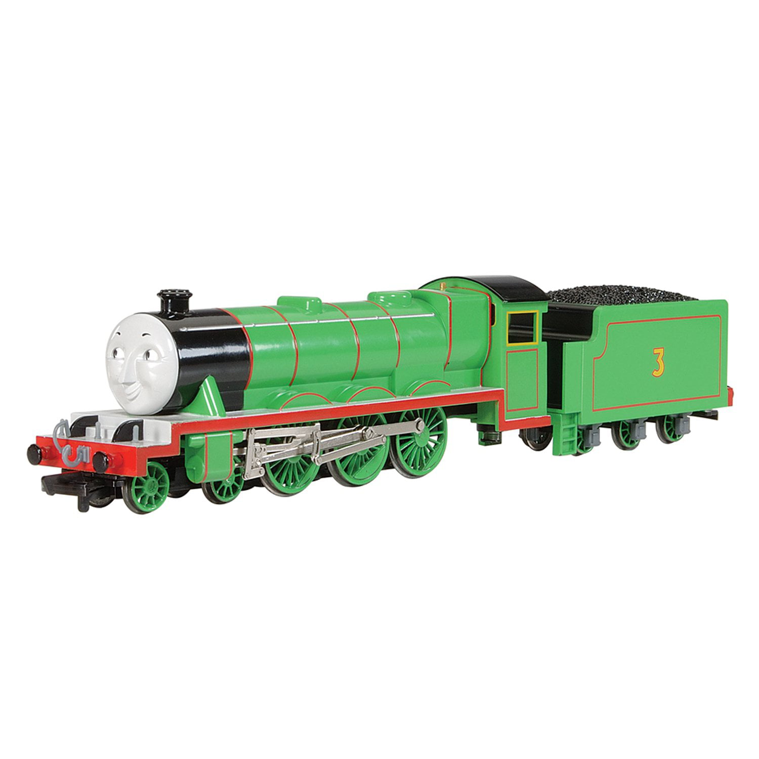 Bachmann Trains Thomas and Friends Henry the Green Engine Toy + Track Pack + DVD
