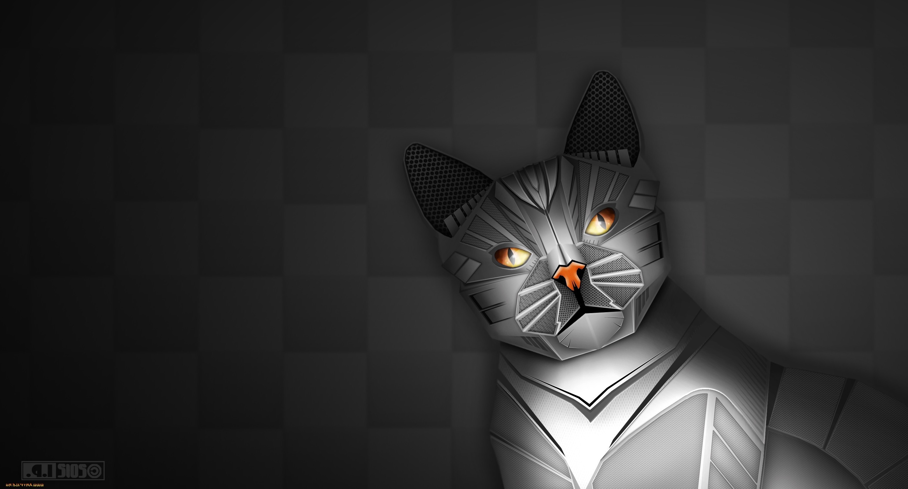 androids robot cat Wallpaper HD / Desktop and Mobile Background
