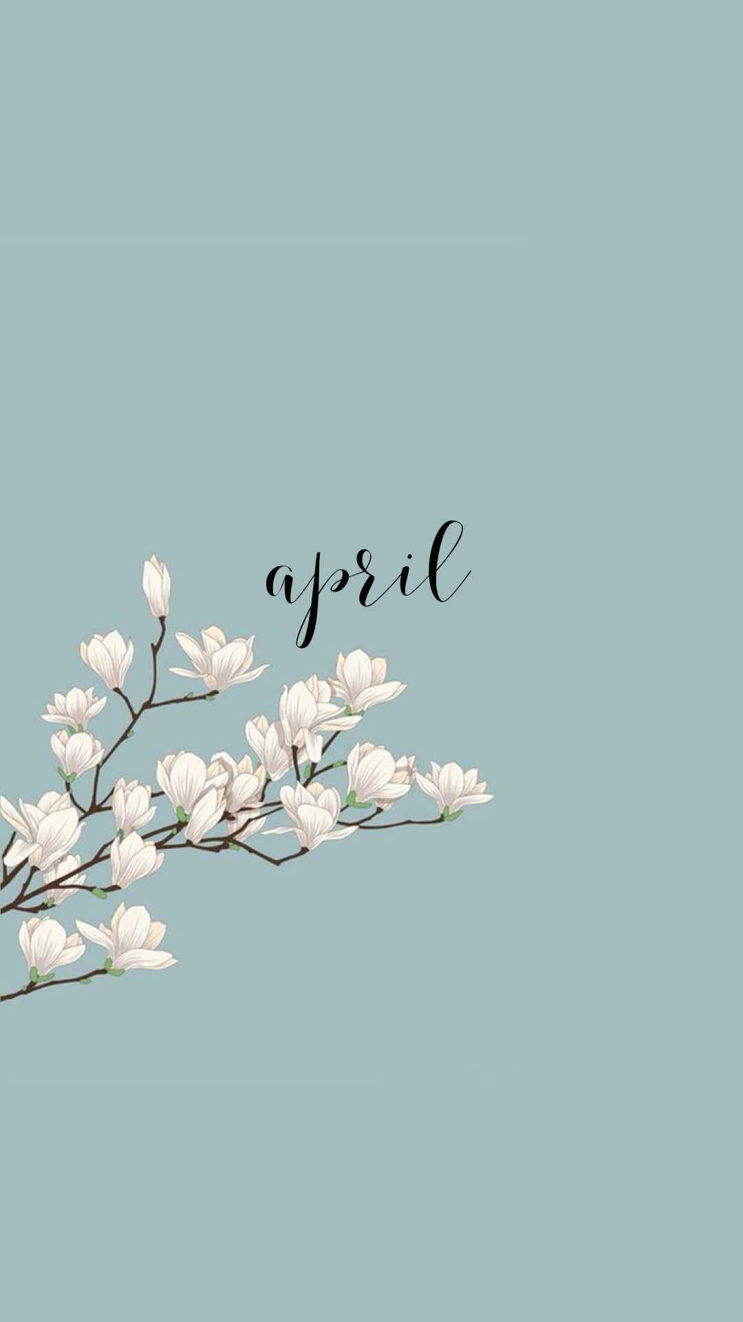 Download April Spring Aesthetic Wallpaper