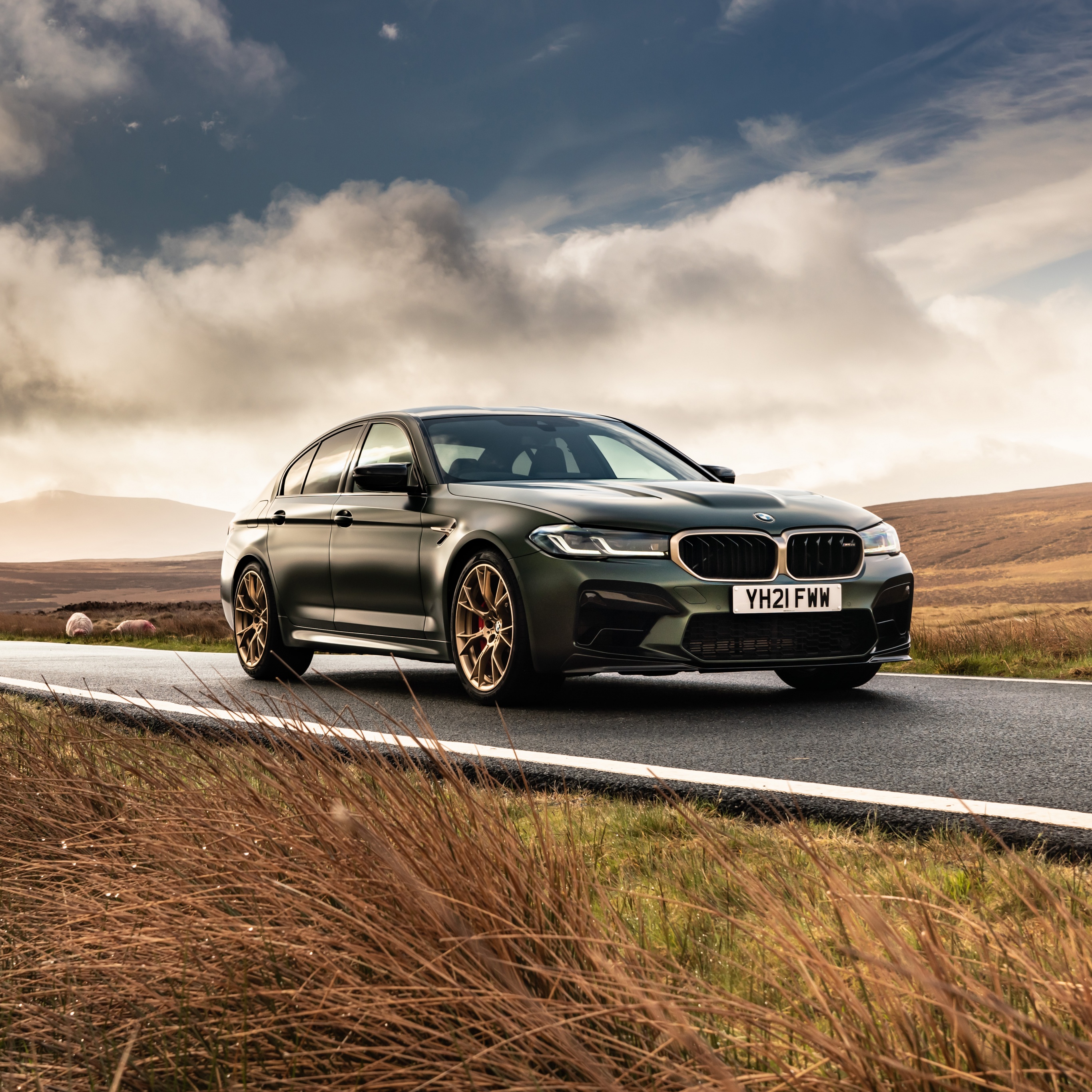 BMW M5 CS Wallpaper 4K, High Performance Sedan, Cars