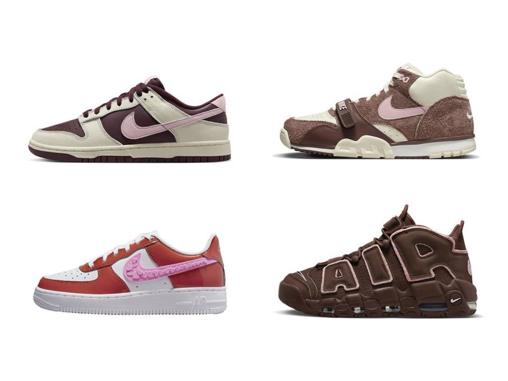 First Picture. Infrastructure IntelligenceShops Sneakers White Blue Swoosh Background Image Valentine's Day 2023