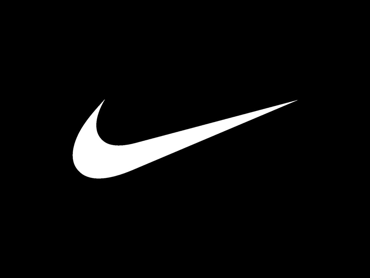 Nike Swoosh Logo Iron On Sticker (heat Transfer)