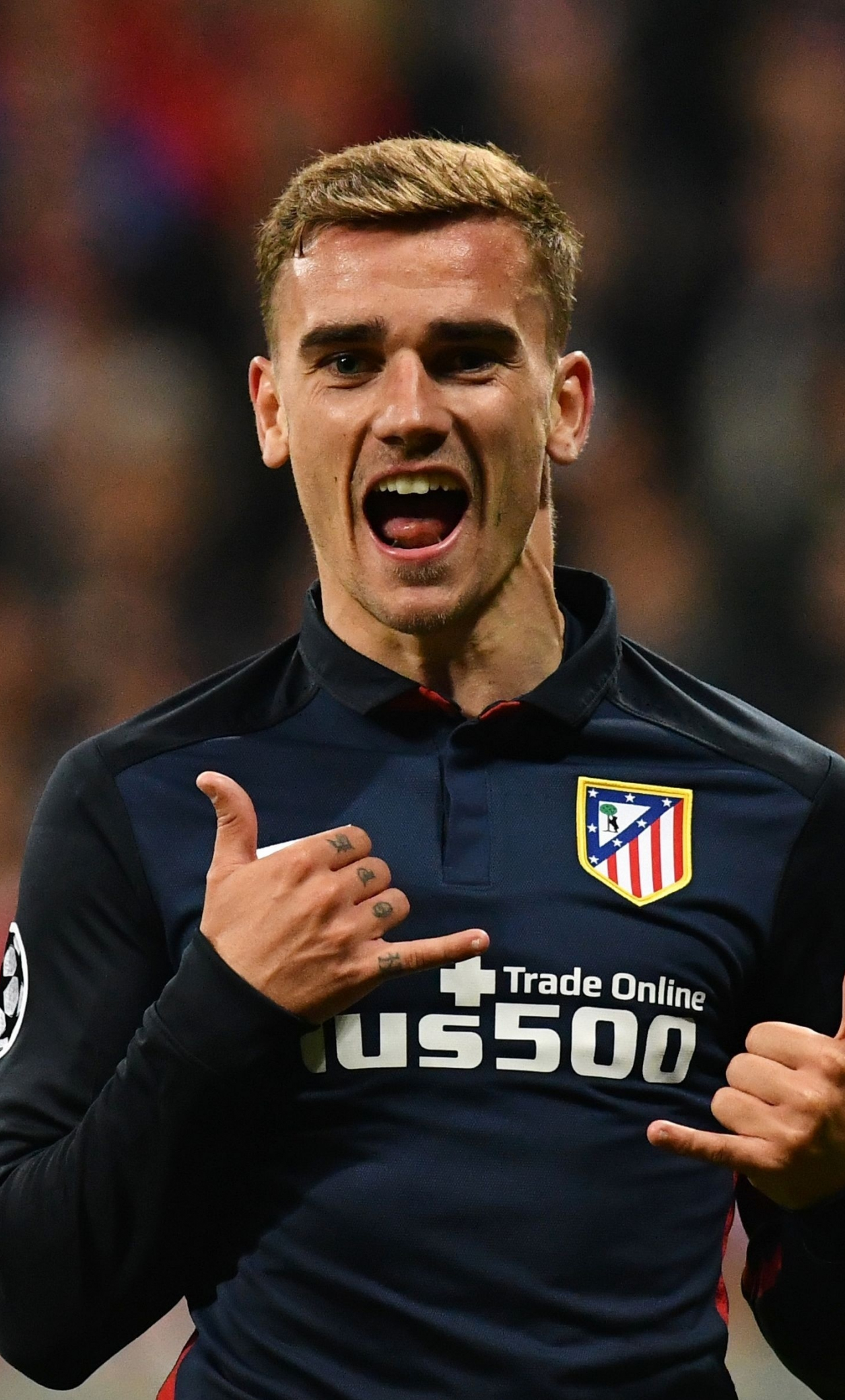Download wallpaper 1280x2120 footballer, celebrity, antoine griezmann, iphone 6 plus, 1280x2120 HD background, 9518
