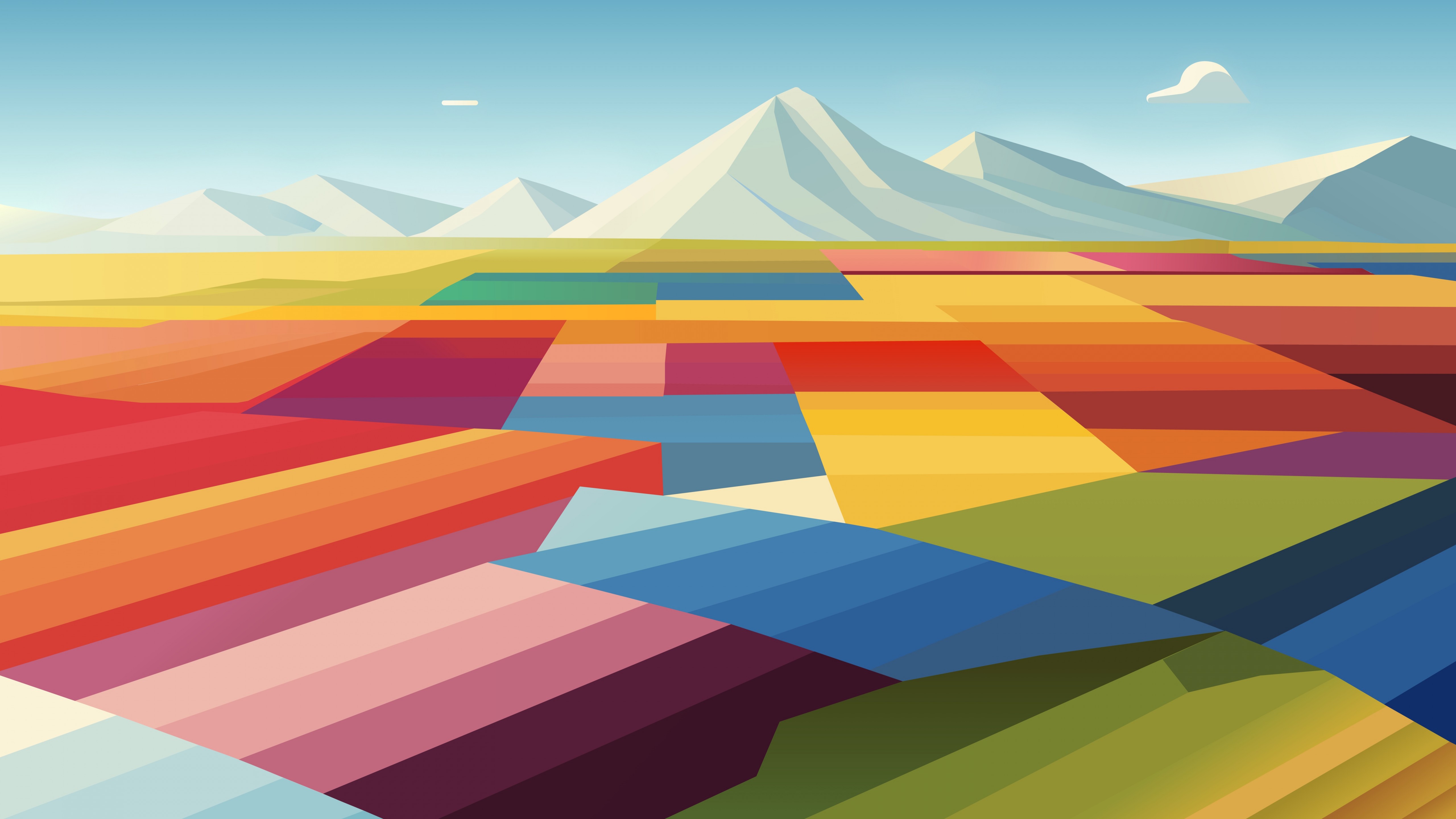 Wallpaper MacBook Pro 2023, abstract, colorful, 5K, OS