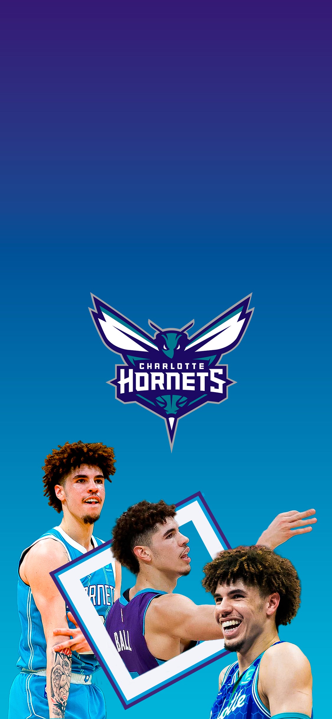 LaMelo Ball Hornets Graphic on Behance  Lamelo ball Ball brothers  wallpaper Nba wallpapers