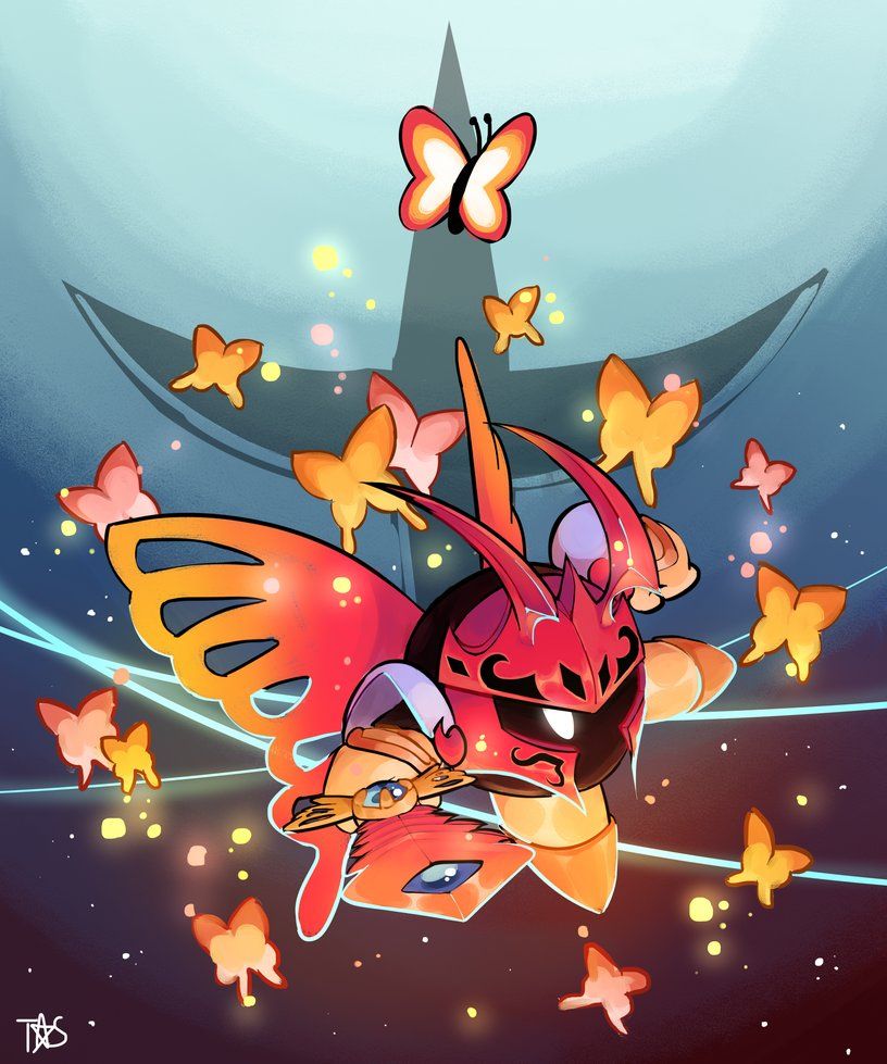 butterfly guy. Kirby art, Meta knight, Kirby