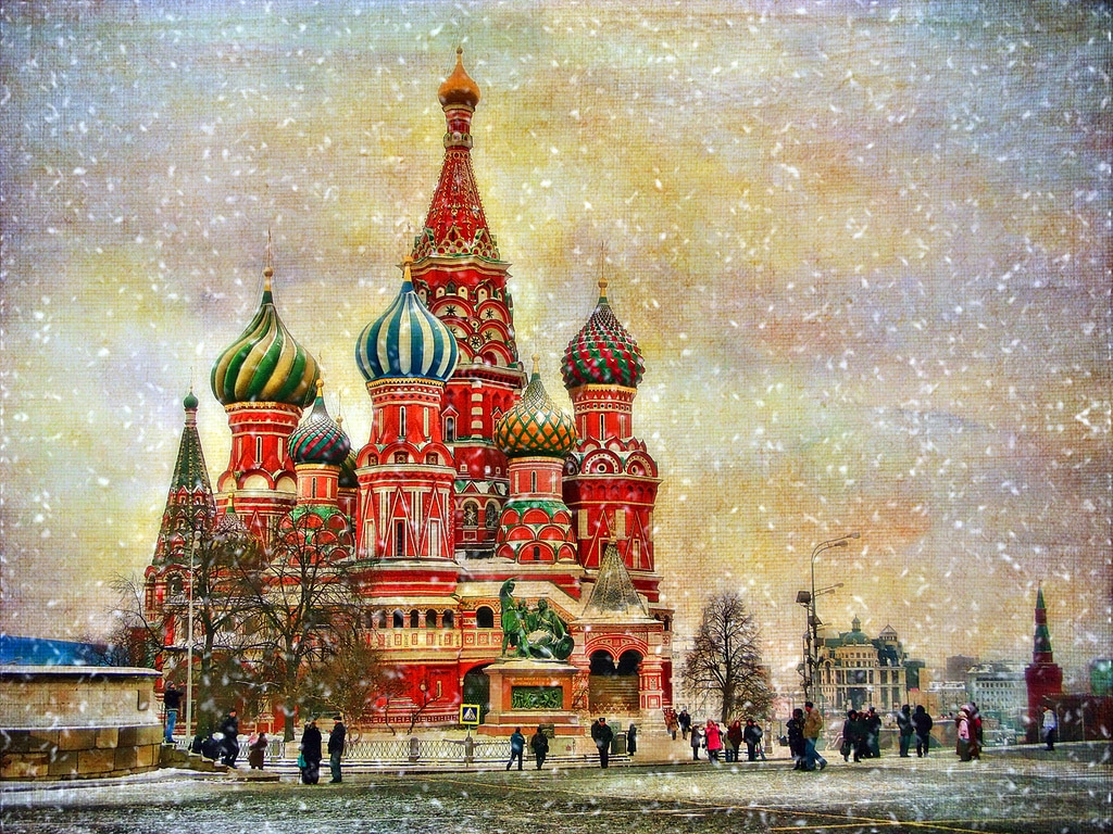 Russia: St. Basil's Cathedral. REYNOLDS CLASSROOM CANVAS