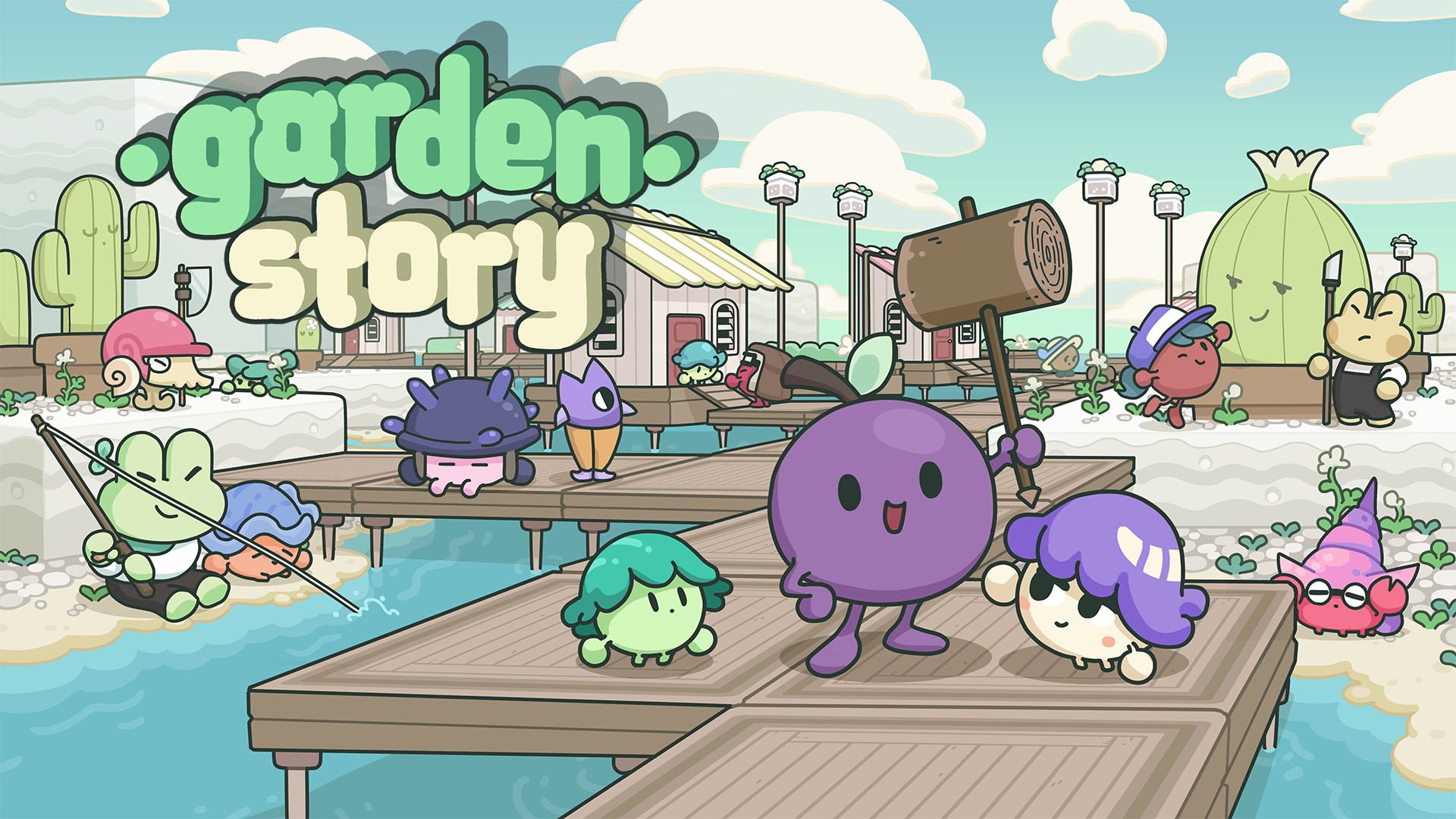 Video Game Garden Story HD Wallpaper