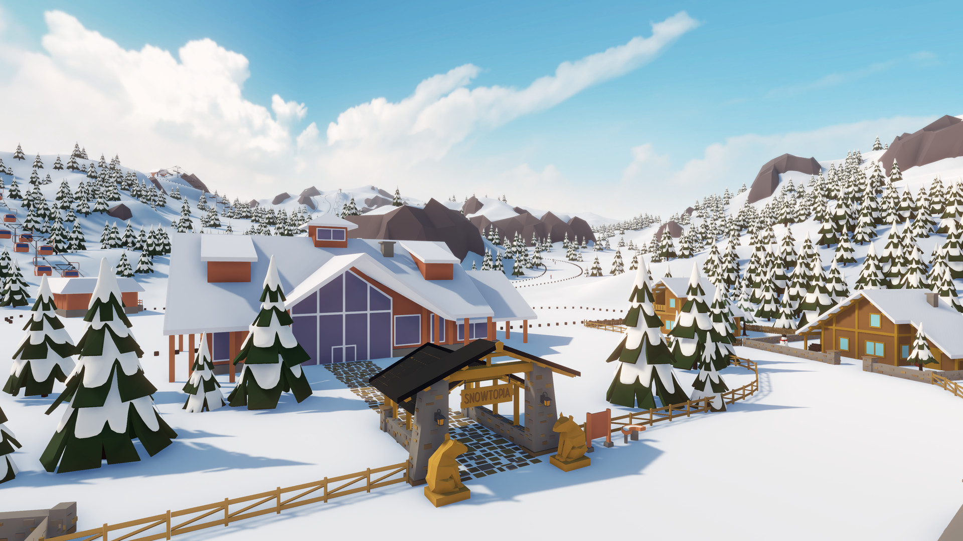 Save 50% on Snowtopia: Ski Resort Builder on Steam