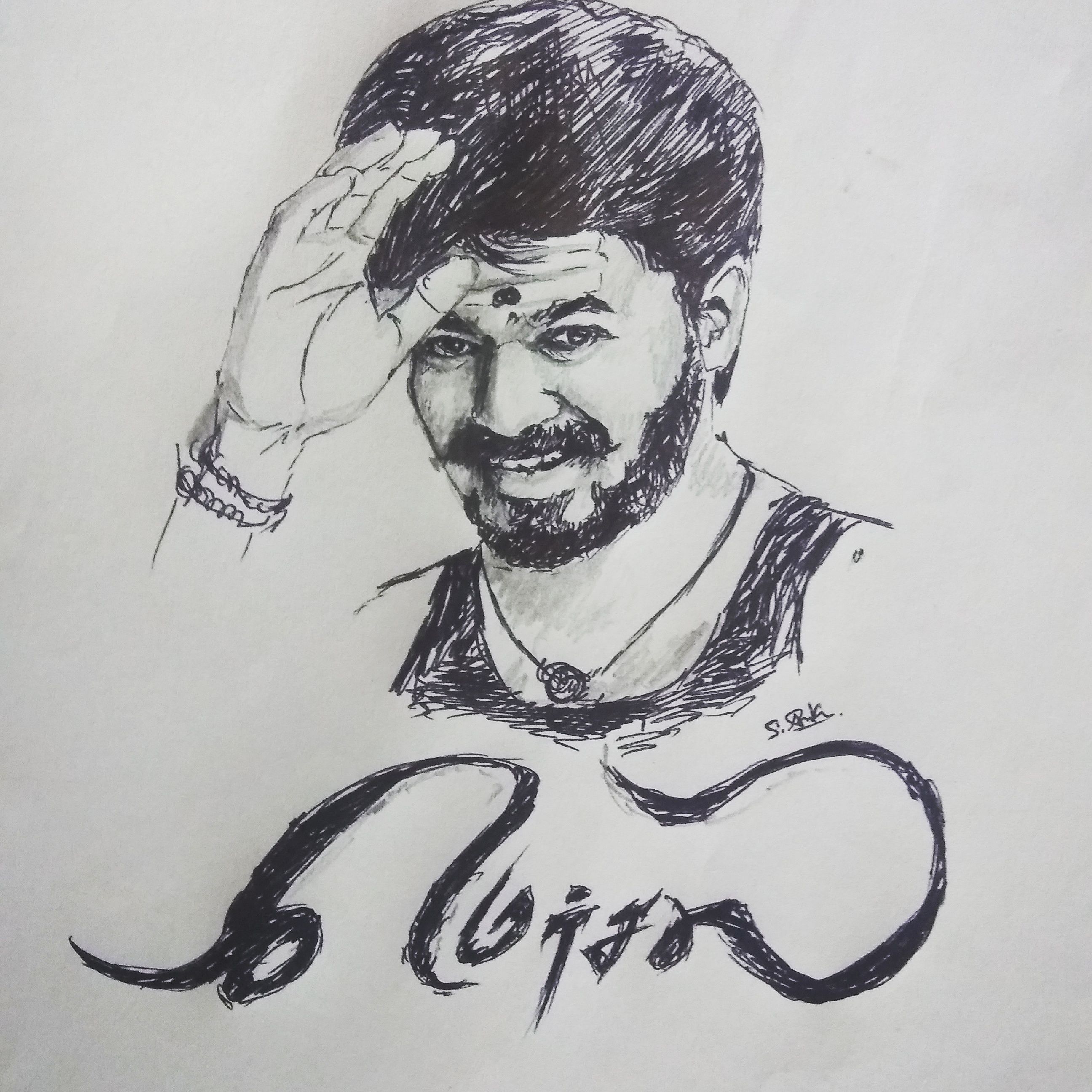 Mersal fan art #vijay #mersal #thalapathey #drawing. Pencil drawings, Pencil drawings easy, Bird pencil drawing