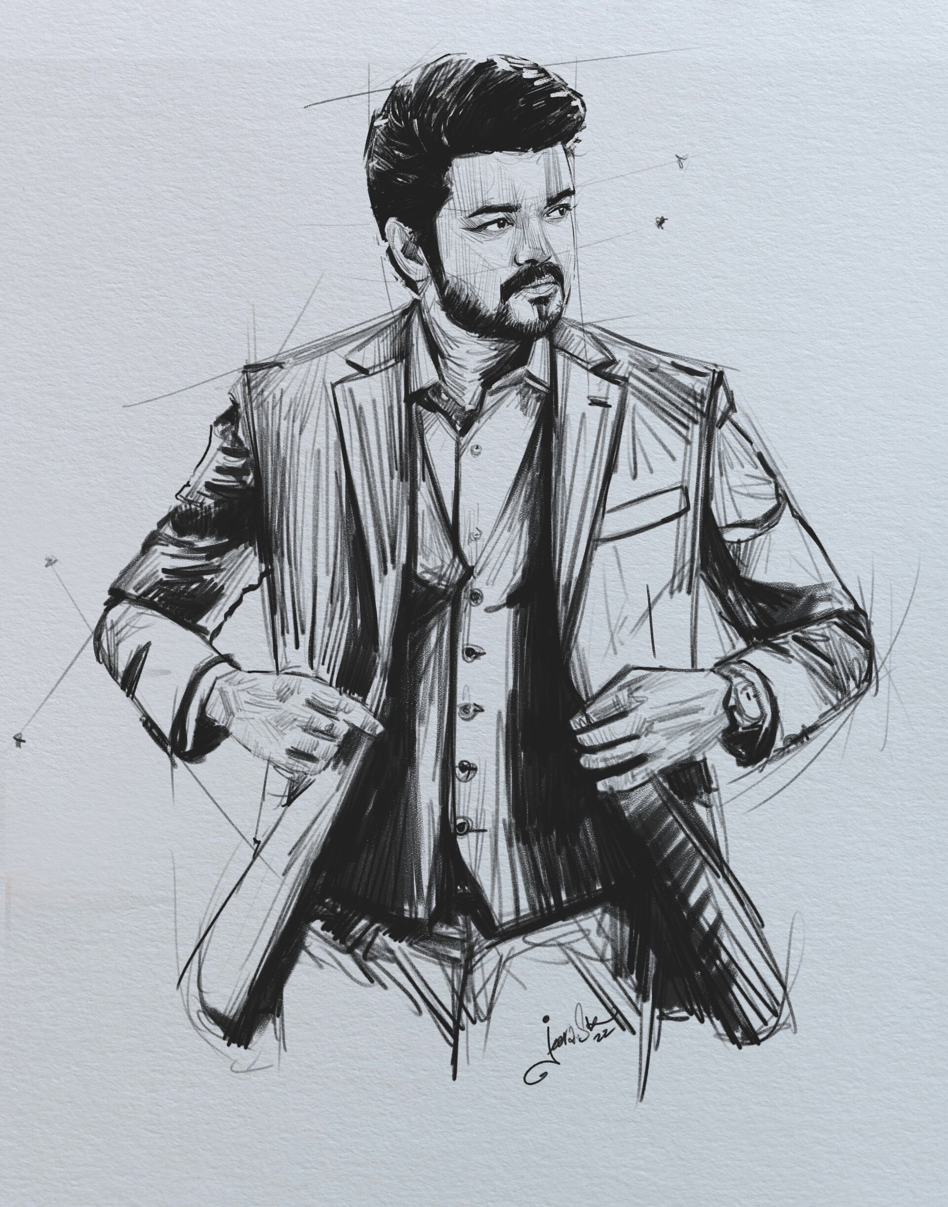 Vijay Drawing Wallpapers - Wallpaper Cave