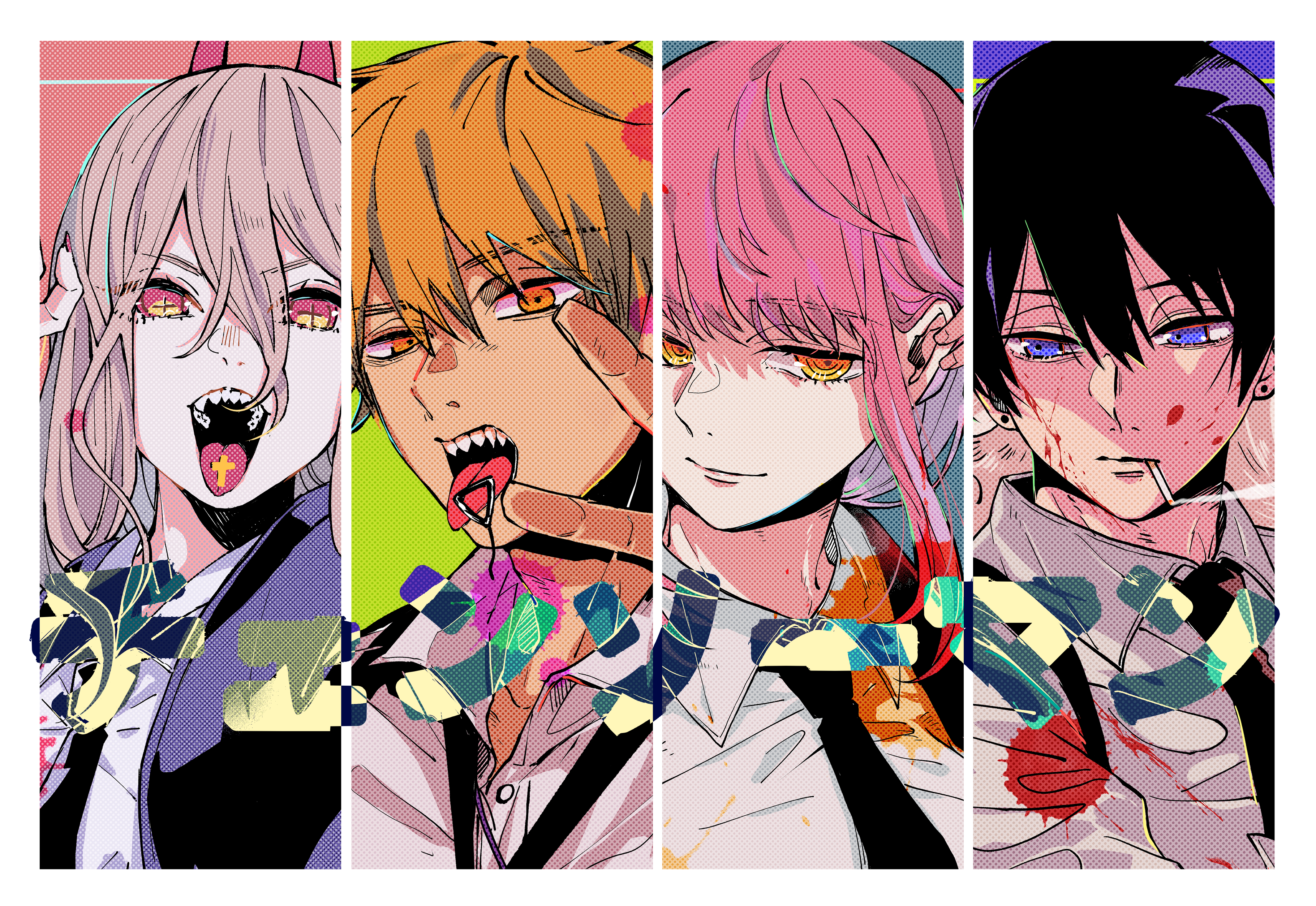 Anime Chainsaw Man HD Wallpaper by 尤石馬