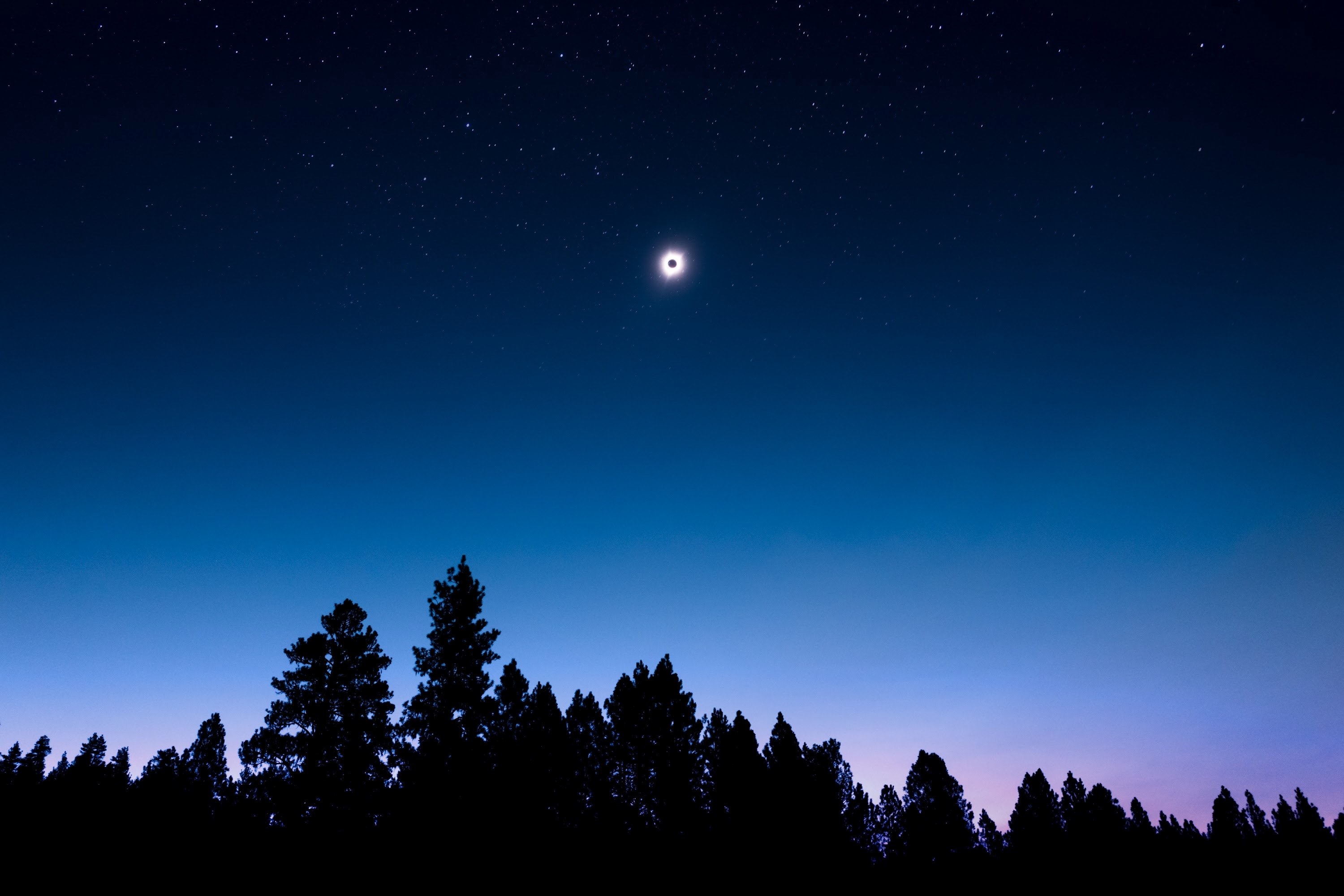 Wallpaper / eclipse from ochoco national forest 4k wallpaper free download
