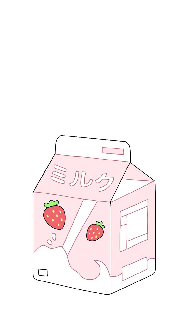 Aesthetic Pastel Strawberry Milk Wallpaper. Cute kawaii drawings, Cute pastel wallpaper, Cute patterns wallpaper