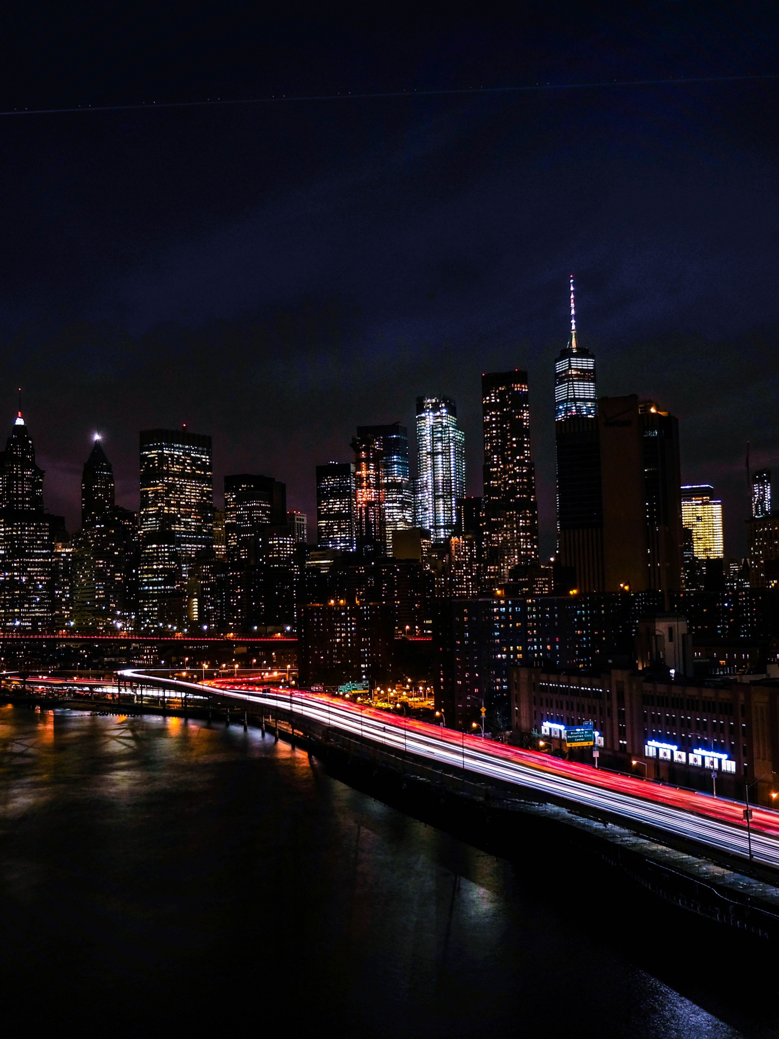 New York City Wallpaper 4K, Night, Cityscape, World