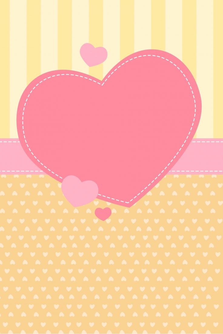 Yellow Flat 520 Valentine S Day Advertising Background. Love pink wallpaper, Valentines wallpaper, Heart wallpaper