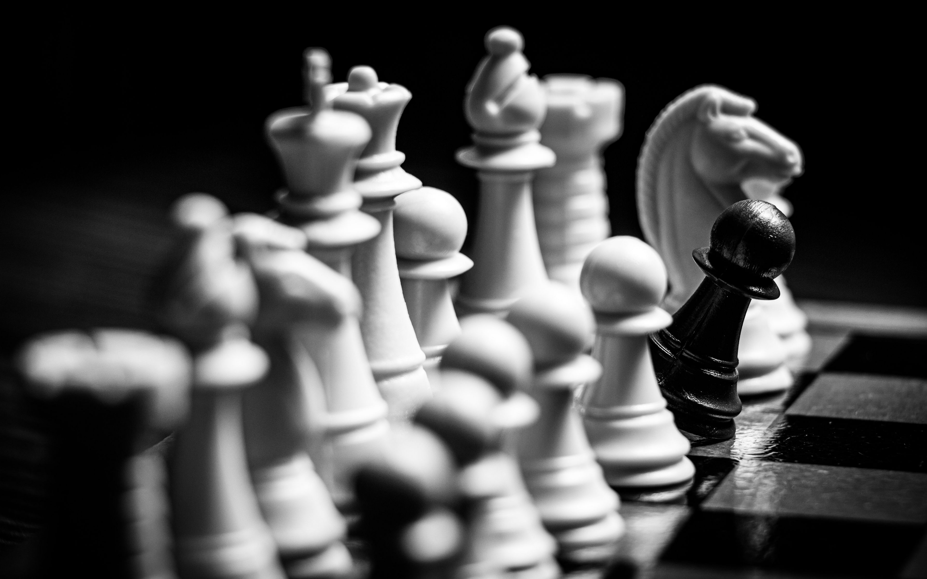 Download wallpaper 3840x2400 chess, pieces, board, game, games 4k ultra HD 16:10 HD background