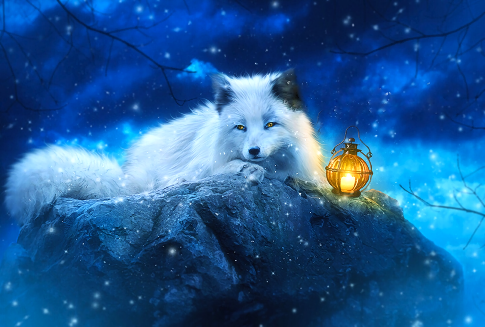 Fantasy Fox Wallpaper