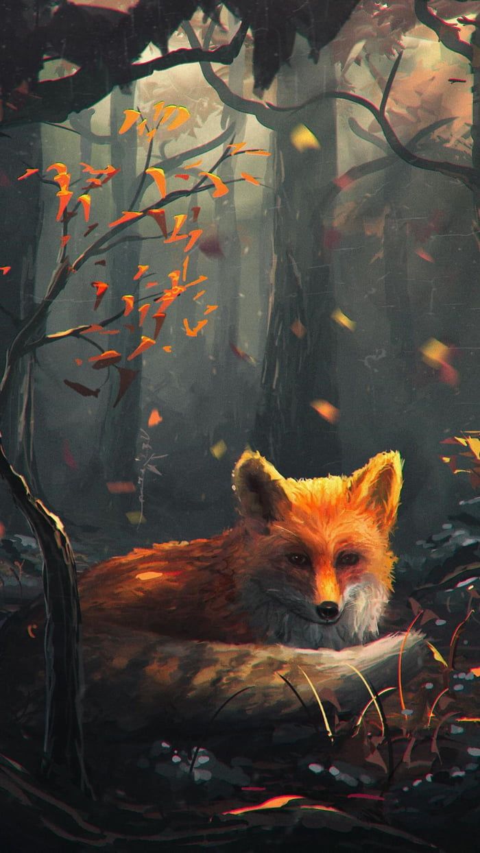 Fantasy Fox. Fox artwork, Fox painting, Fox art