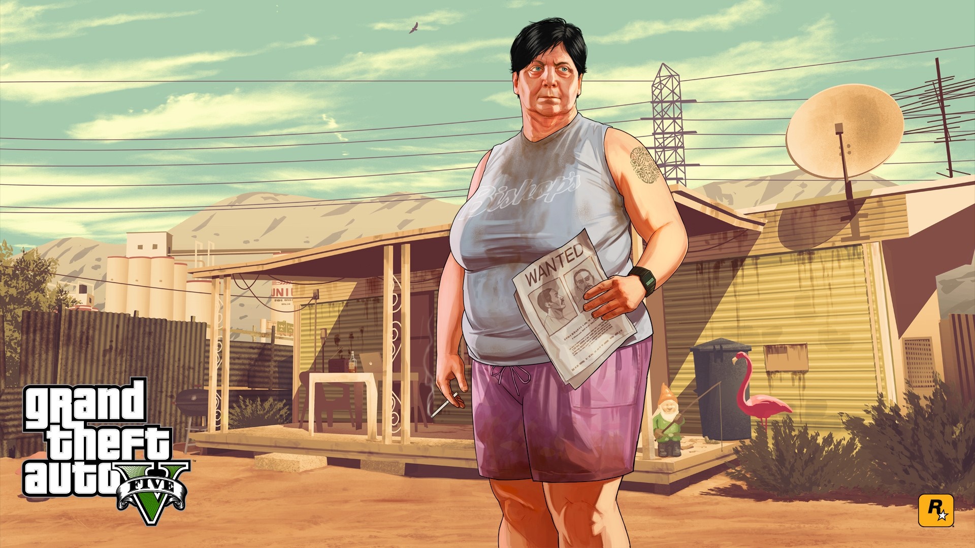 Grand Theft Auto V, video game characters, Rockstar Games, Person, screenshot Gallery HD Wallpaper