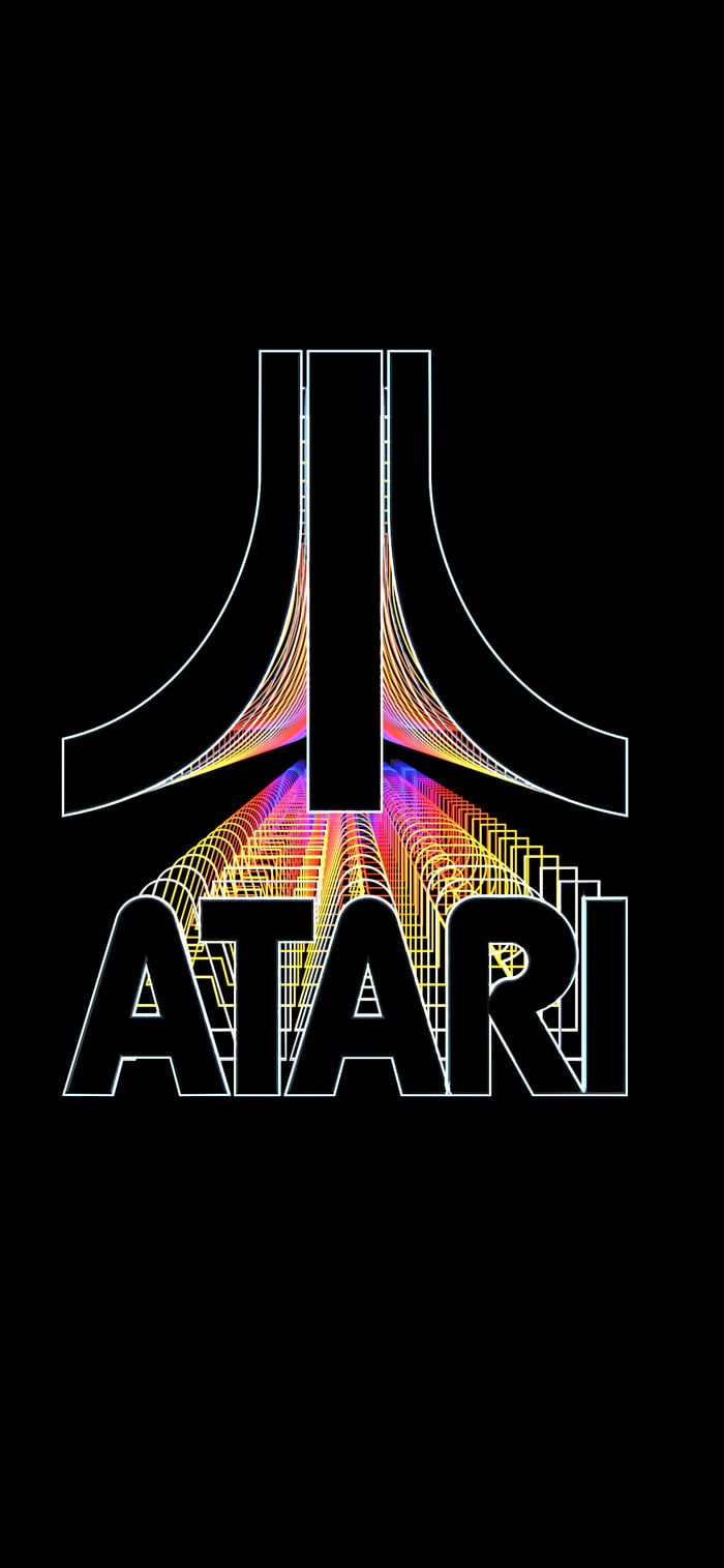 Atari logo - Retro arcade, Atari video games, Retro gaming art