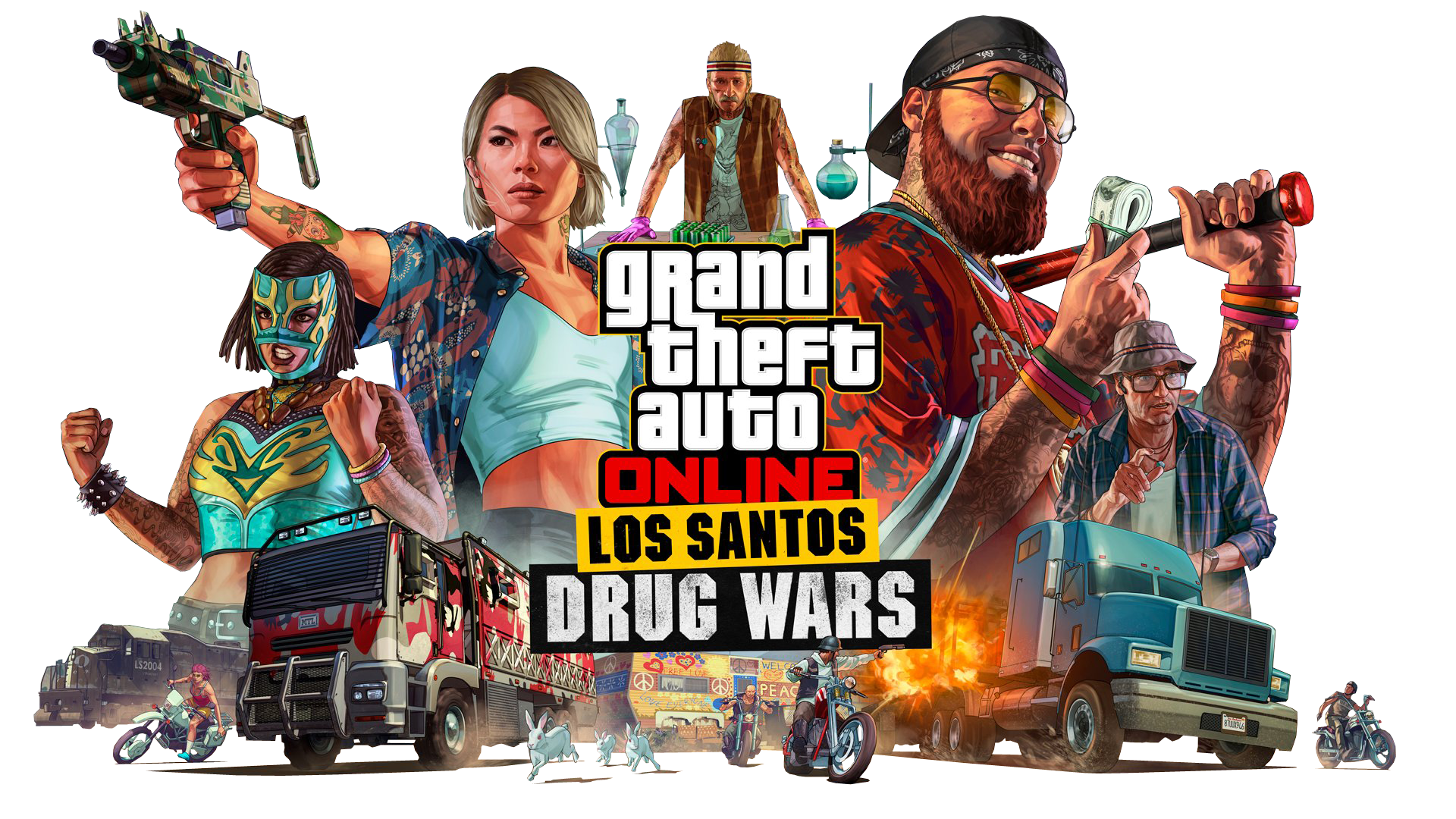 GTA Online Character Artworks PNG. Grand Theft Auto V