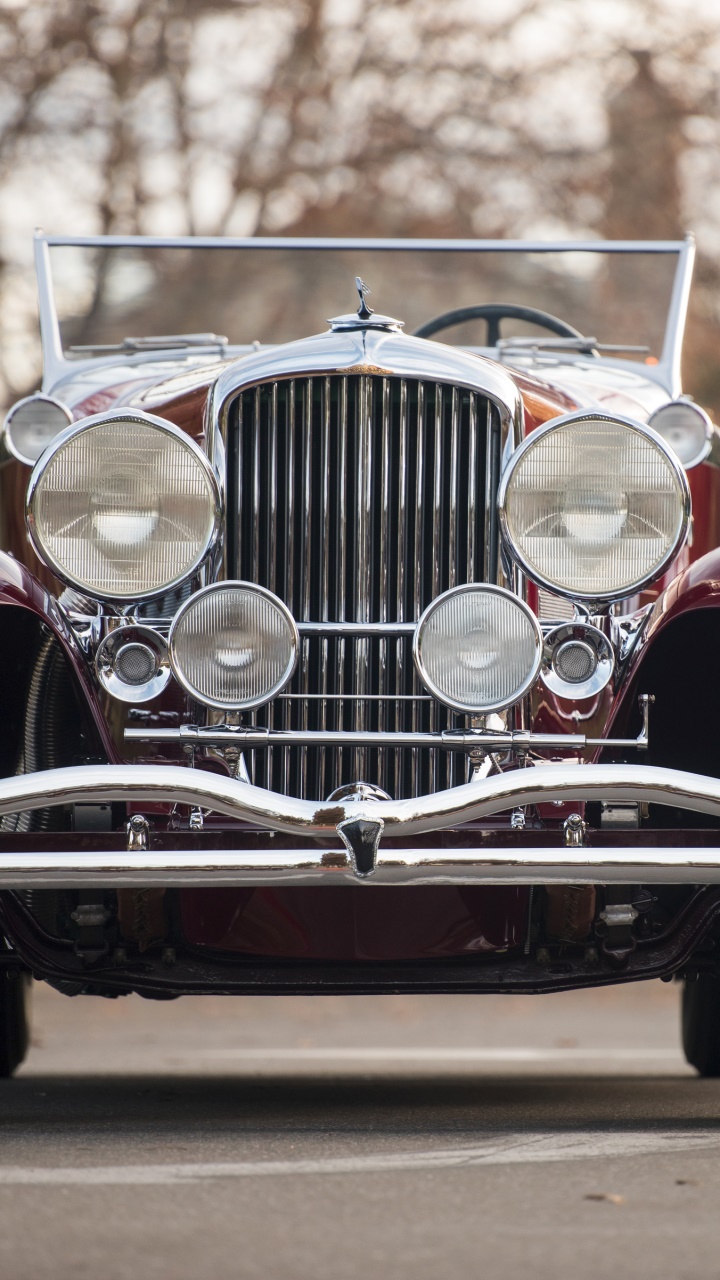 Full HD 1080p Duesenberg Model J Disappearing Top Torpedo phone wallpaper wallpaper free download