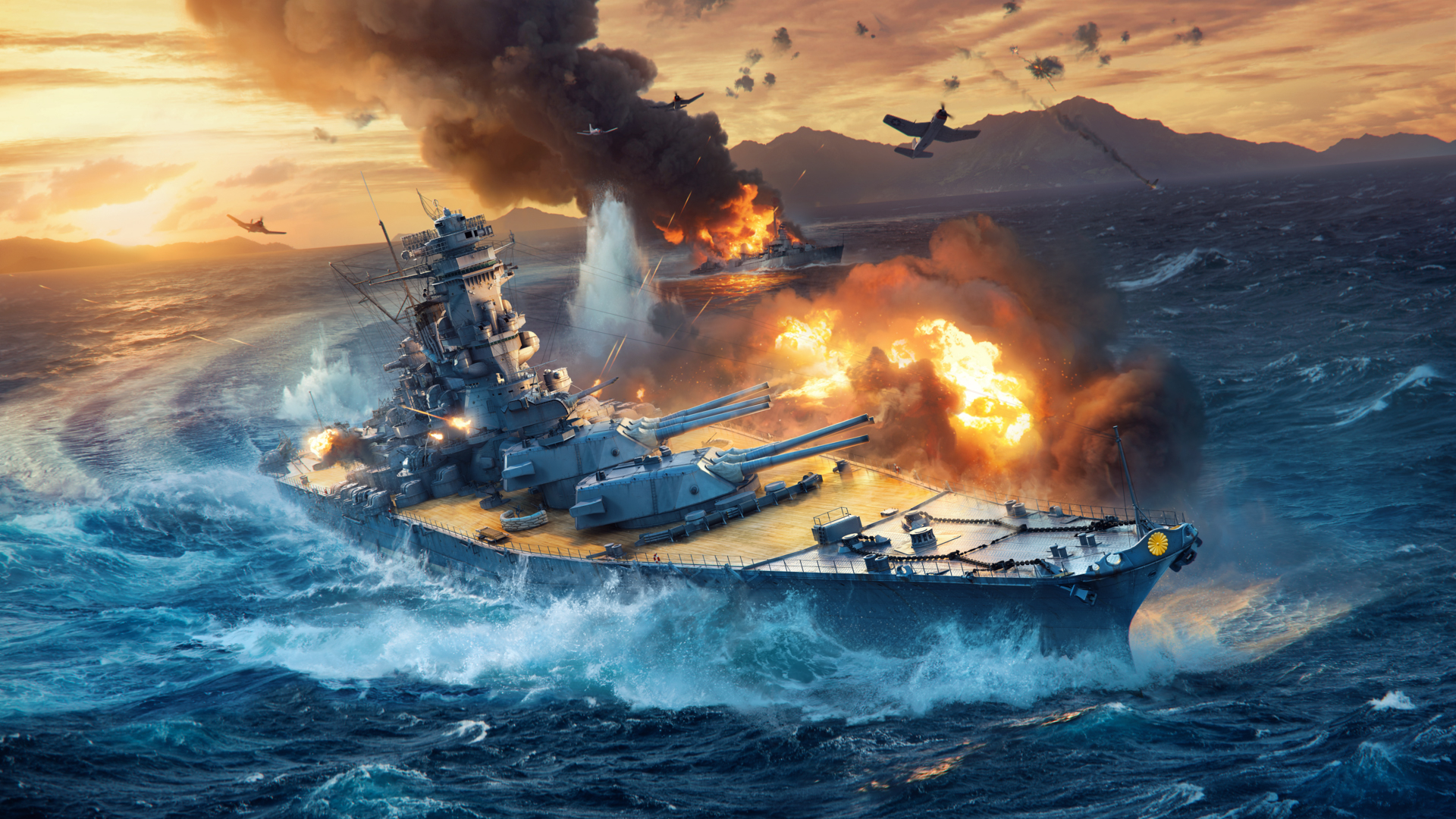 World Of Warships Yamato Wallpaper and Background 4K, HD, Dual Screen
