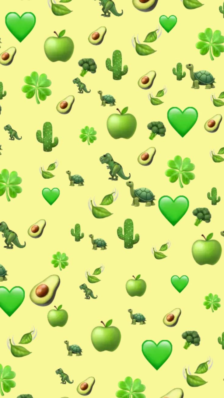 Green emoji. Обои, Пейзажи, Картинки