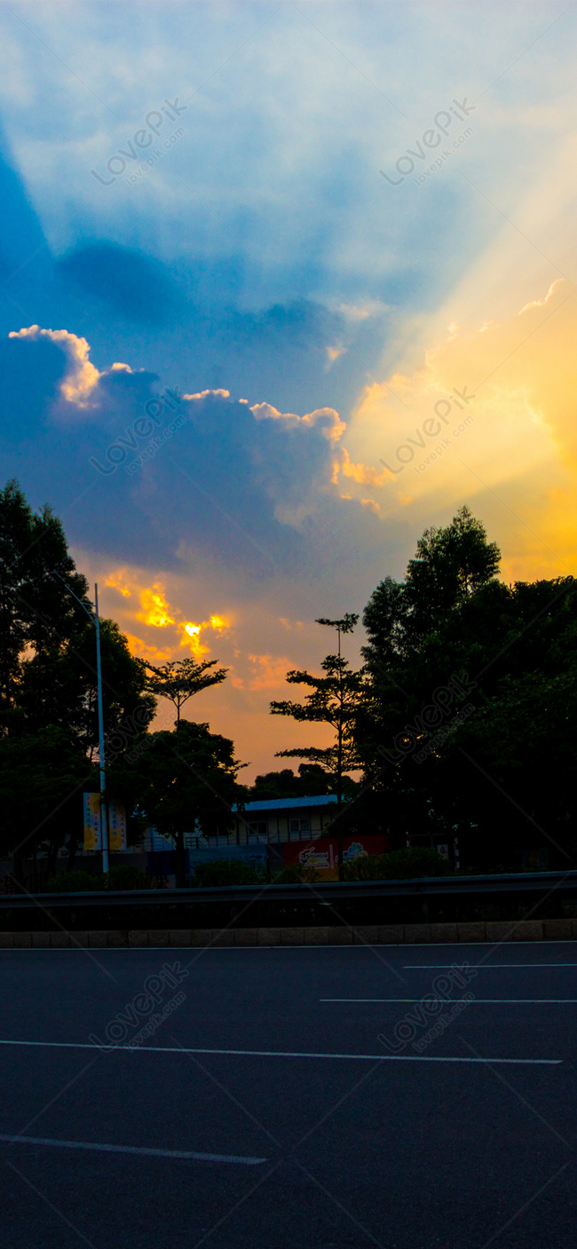 City Sunrise Mobile Wallpaper Image Free Download