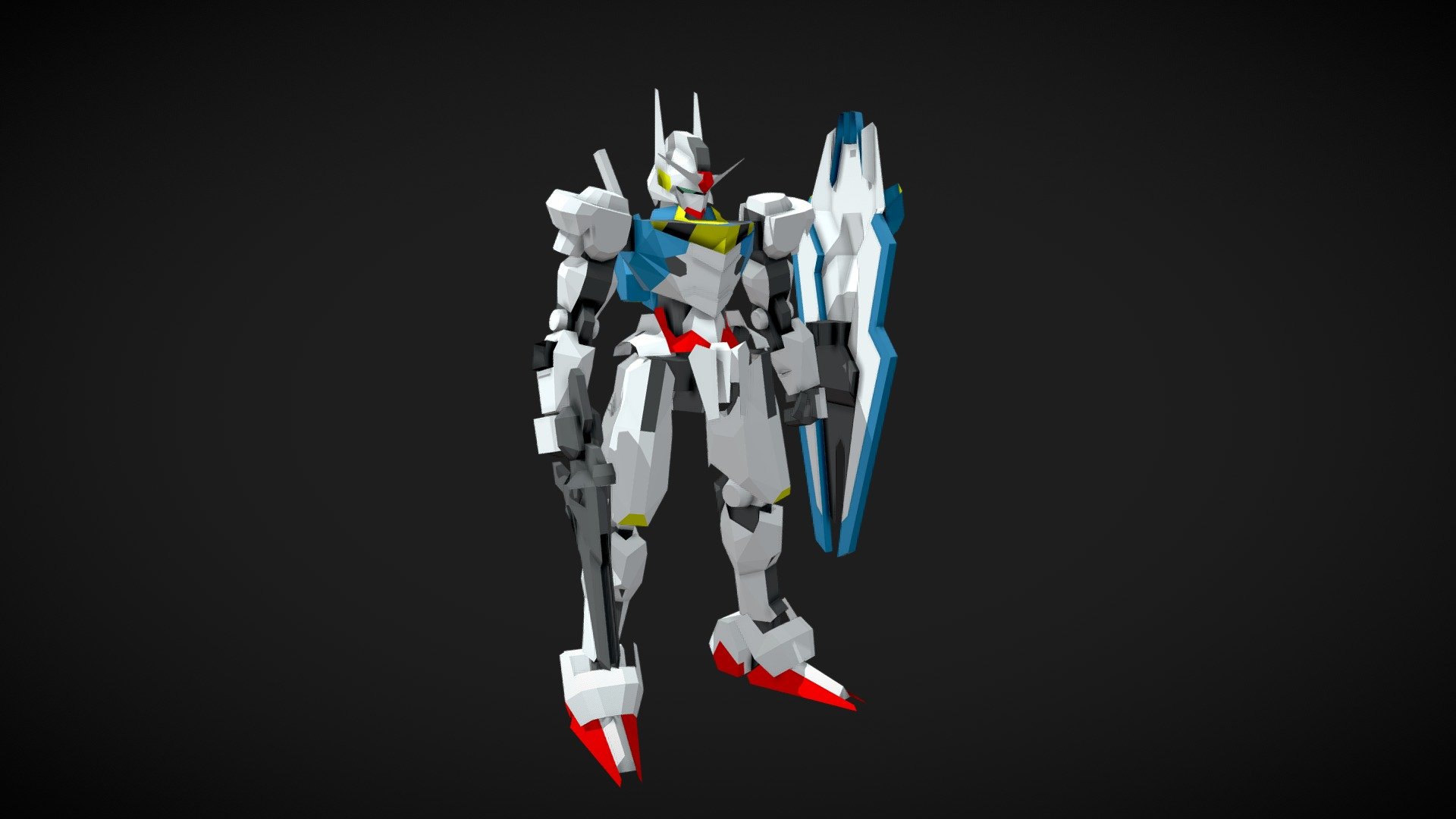 Gundam Aerial model by toscraft [10094cc]