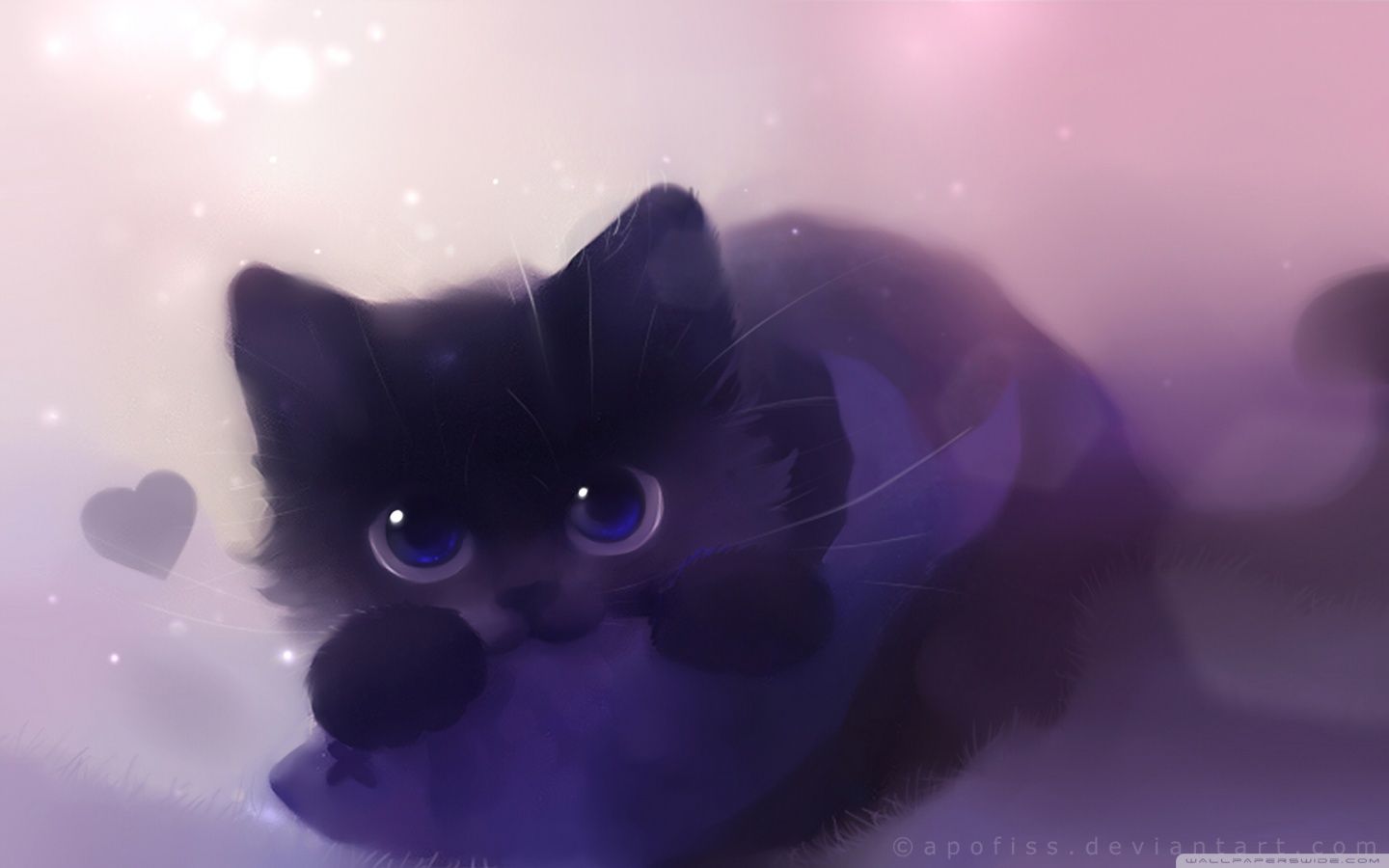 Galaxy Kitten Wallpaper