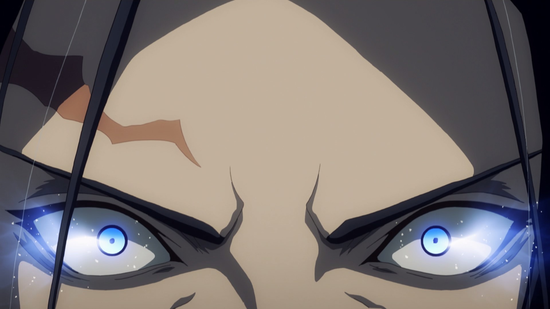 Eyes, angry look of a man in manga and anime style. 26518017 Vector Art at  Vecteezy