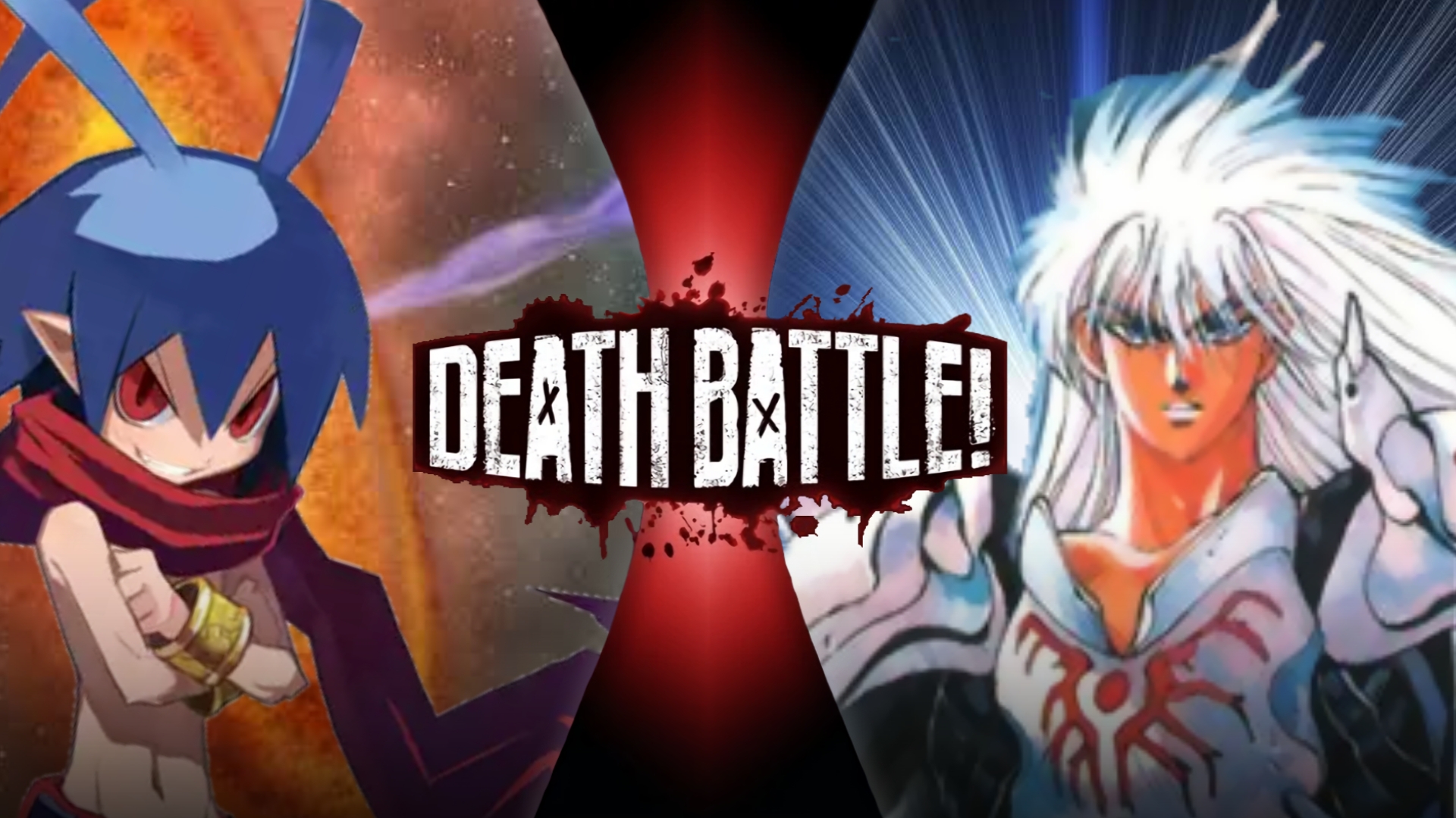 Overlord Laharl vs Dark Schneider (Disgaea vs Bastard!!)
