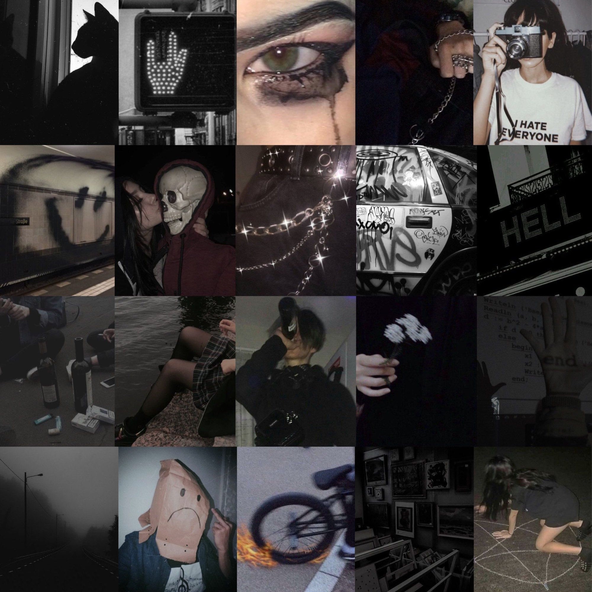 Emo Aesthetic Collage Picture Collage Aesthetic Picture