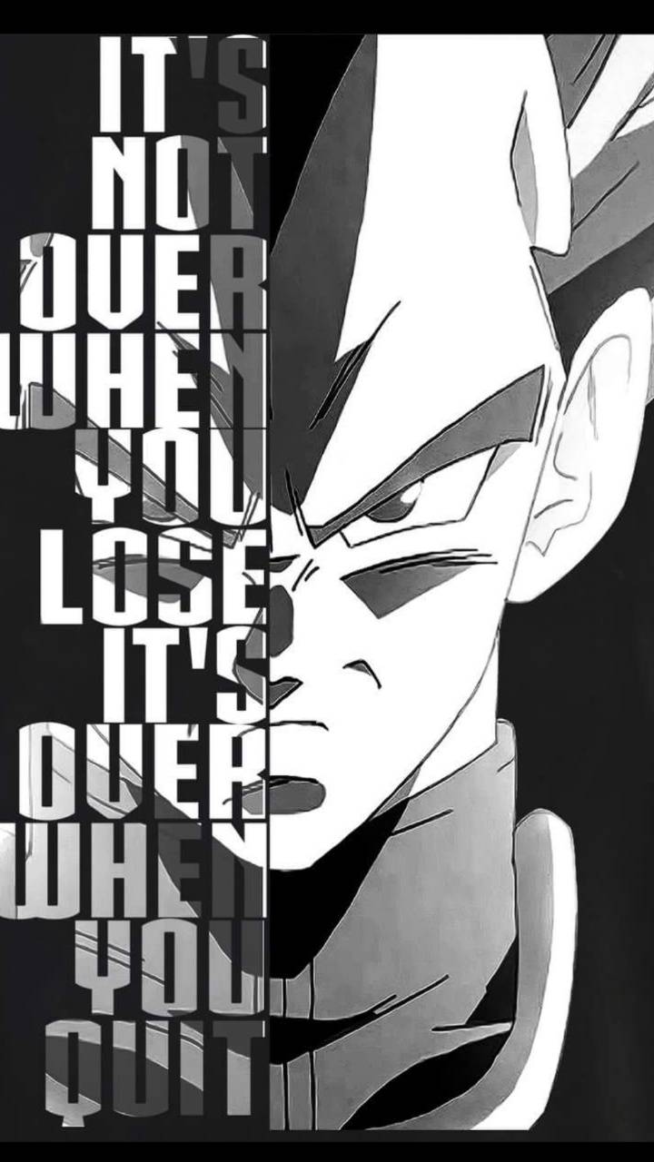 Black and White Vegeta Wallpaper