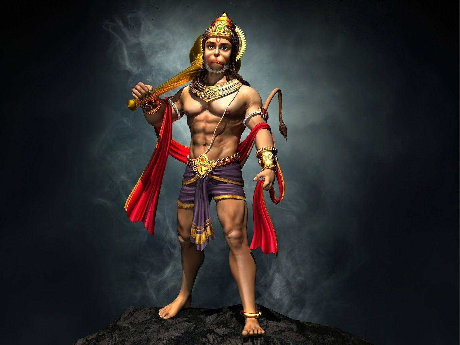 Free Lord Hanuman 3D Wallpaper Downloads, Lord Hanuman 3D Wallpaper for FREE