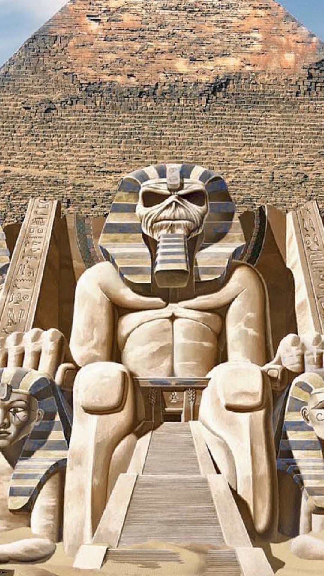 Iron Maiden back in time HD Wallpaper iPhone 6 / 6S Plus