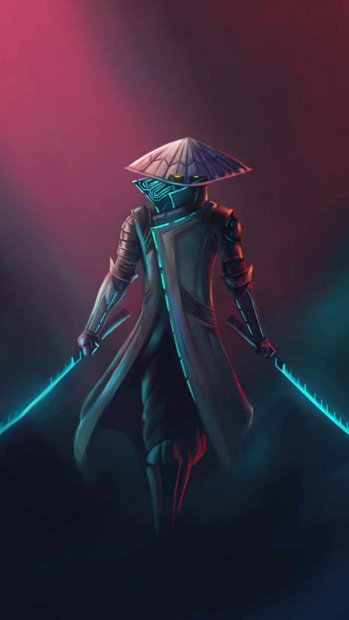 Cyber Ronin Artwork IPhone Wallpaper Wallpaper, iPhone Wallpaper. Samurai wallpaper, Superhero wallpaper, Ninja wallpaper