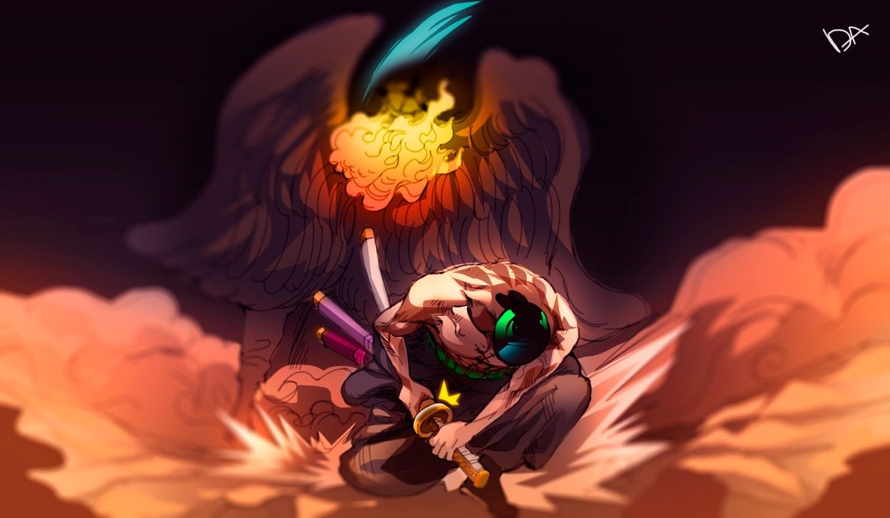 Zoro VS King. Desenho de luta, Mangá one piece, One piece