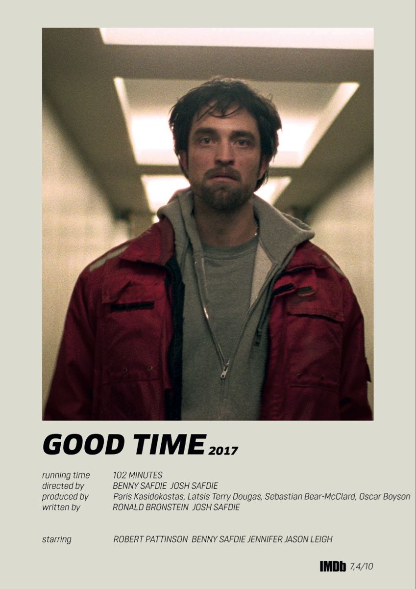 Good Time Polaroid Movie Poster. Iconic movie posters, Film posters minimalist, Film posters vintage