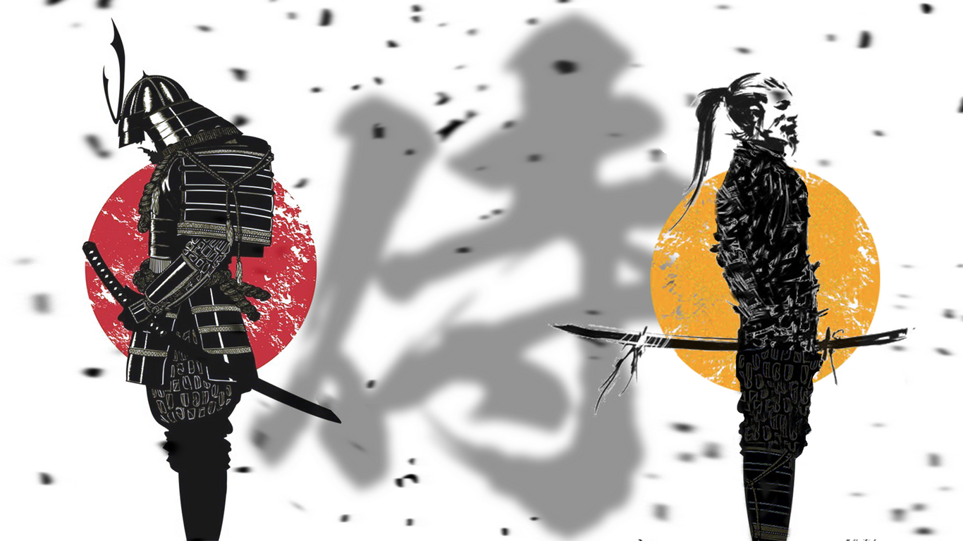 Wallpaper / samurai, Japanese, medieval, weapon, armor, martial arts, bushido, Ronin free download