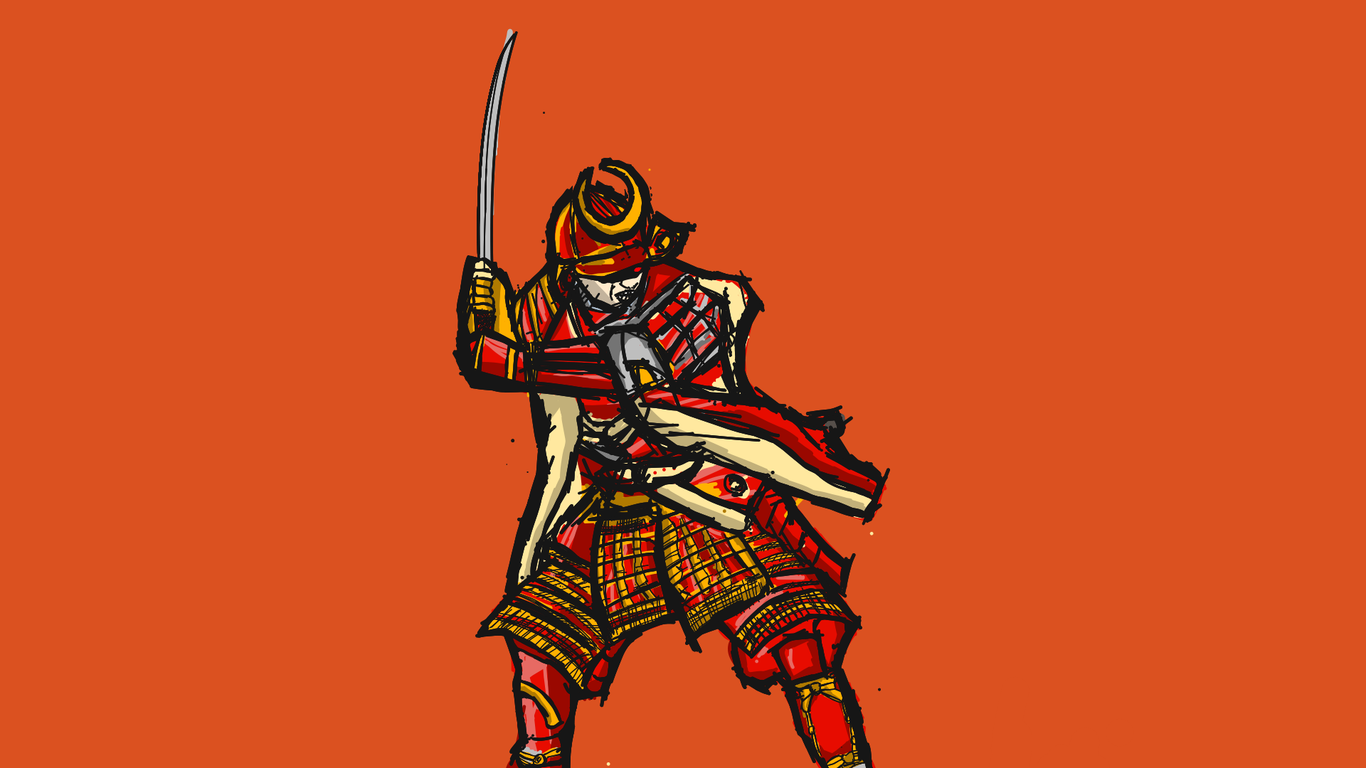 Red Samurai, Ronin, Japan Gallery HD Wallpaper